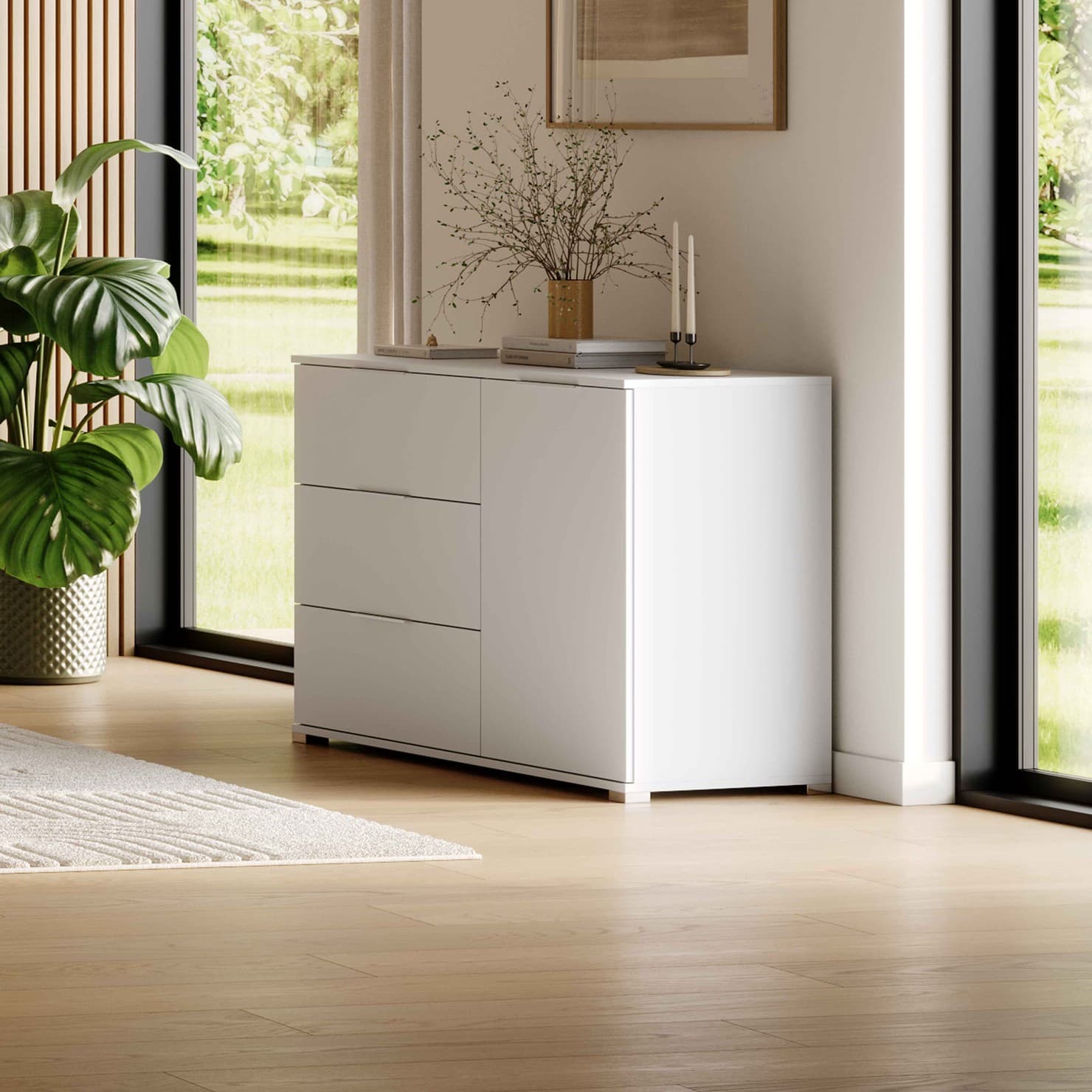 Комод Barton 1дв.3шх