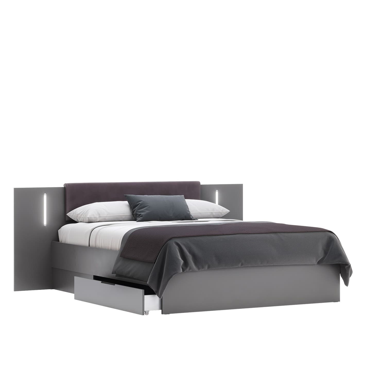 Двоспальне ліжко Dominica 160x200 см без каркасу MiroMark