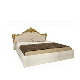 Двоспальне ліжко Jennifer 160x200 см Радіка Беж без каркасу MiroMark