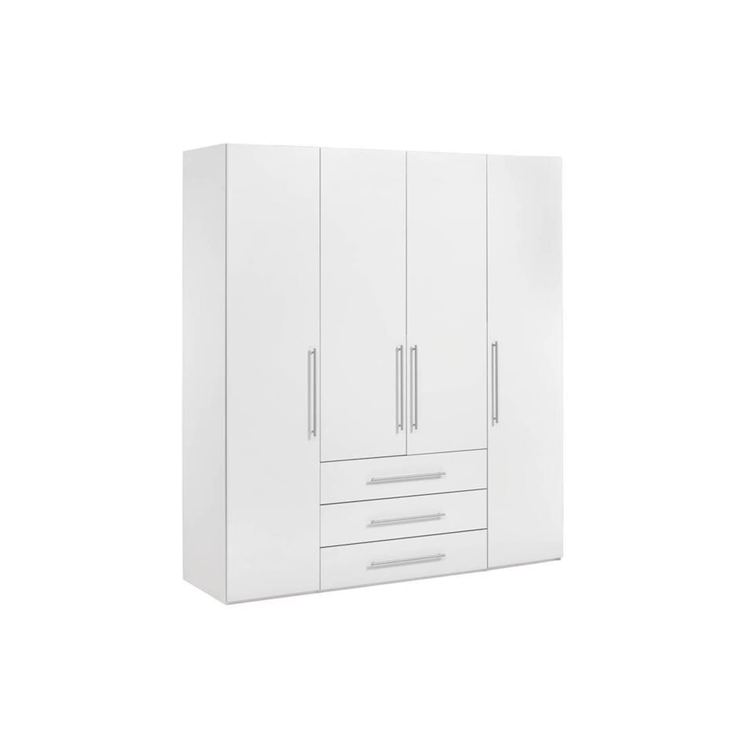 Шафа Magnum 4дв.3шх. біла 200 см