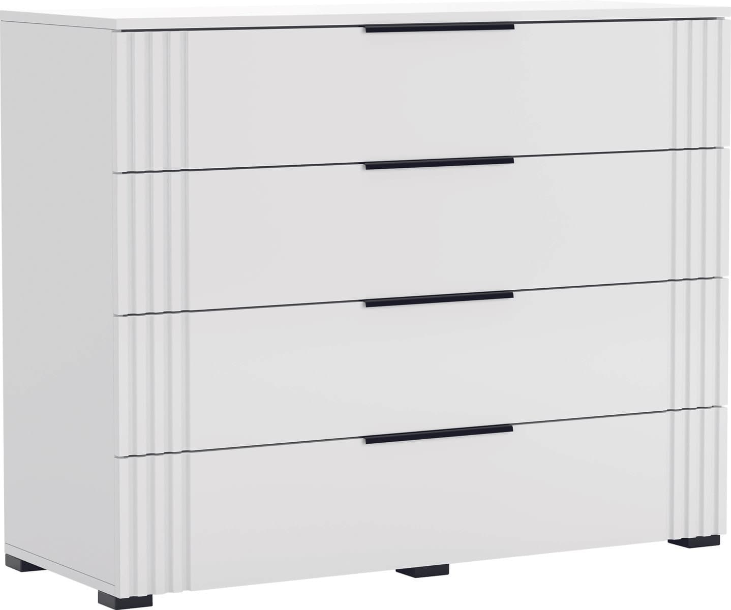 Комод Світ Меблів Амелія 850x408 мм білий/білий глянець