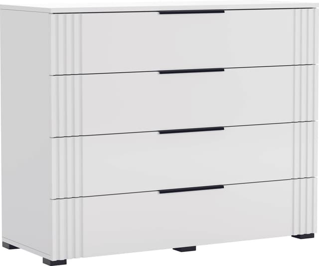 Комод Світ Меблів Амелія 850x408 мм білий/білий глянець