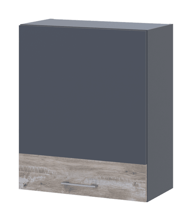 Кухня Doros Лея В72_Ш60 верхня права Графіт/Клондайк ДСП 60х31.6х72 (80359569.4)