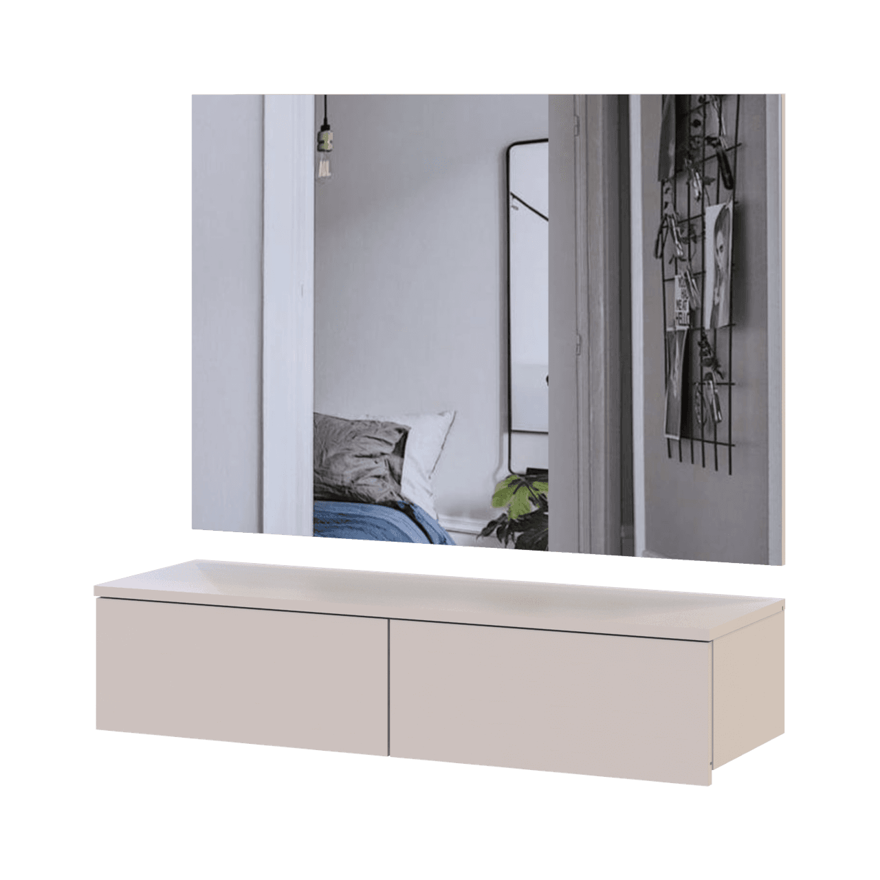 Комплект меблів Doros Левія + дзеркало Кашемір 100х32х100 (42005237)