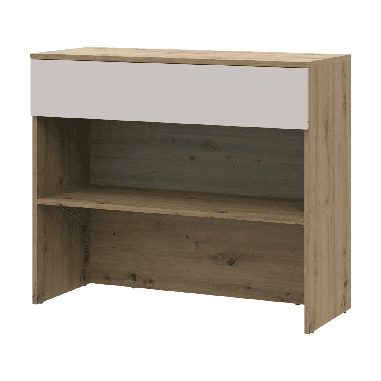 Тумба для взуття Doros Спліт Дуб Артізан/Кашемір ДСП 94х39х80 (41901270)