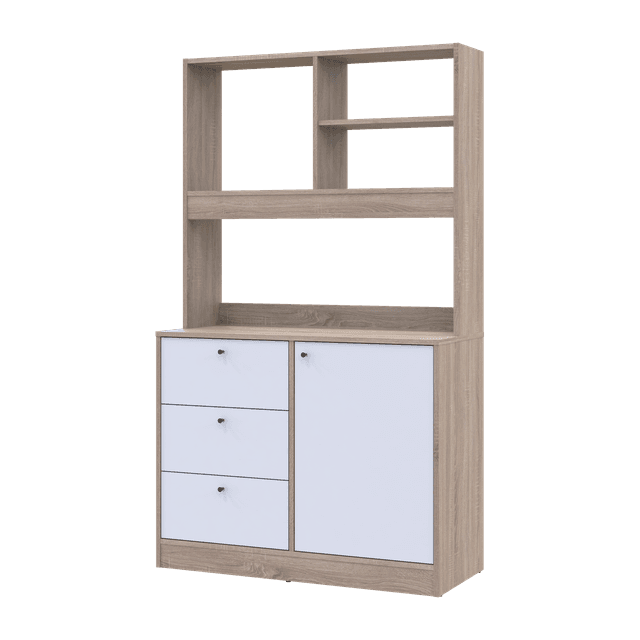 Міні-кухня Doros Лея Дуб сонома/Білий ДСП 100х43х171 (81359335)