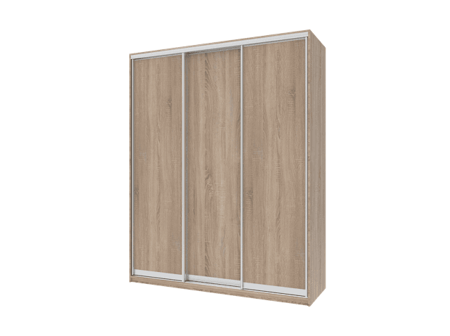 Шафа купе Doros Сіті Лайт Дуб Cонома 3 ДСП 180х60х225 (42002003)