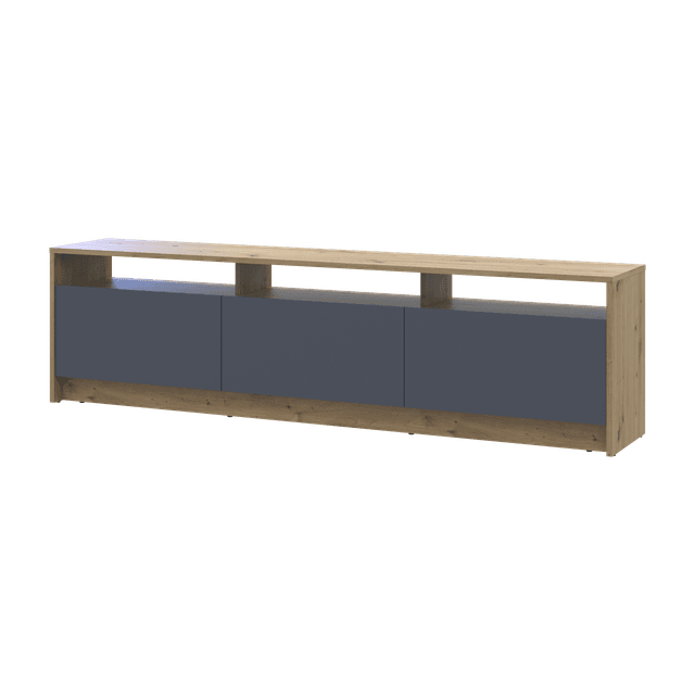 Тумба ТВ Doros U3 Дуб Артізан/Графіт ДСП 180х33х43 (41516202)