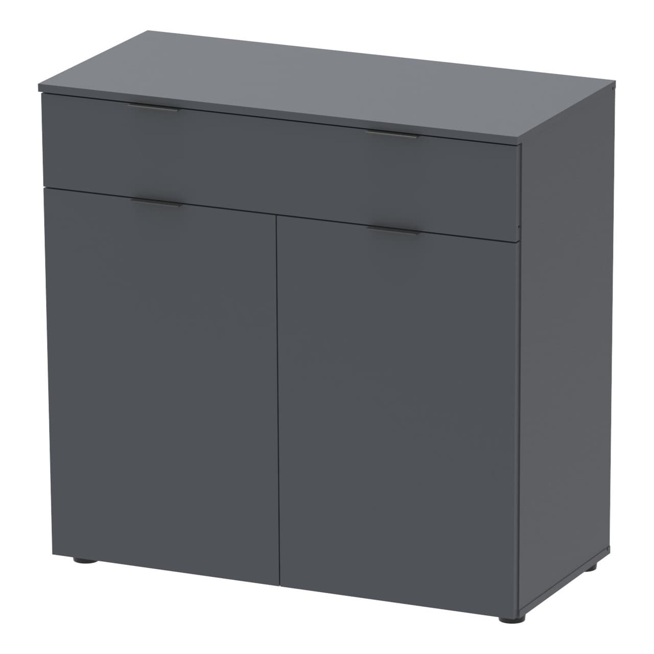 Комод Doros Рон 2 2 фасади 1 шухляда Графіт 80х38х100 (41516004)