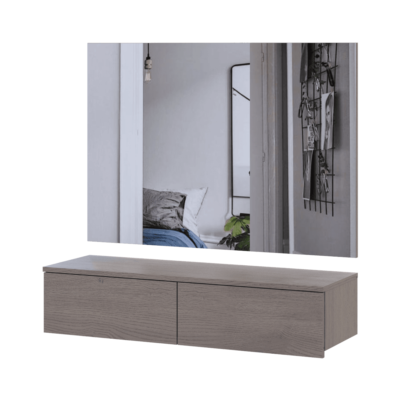 Комплект меблів Doros Левія + дзеркало Канноло 100х32х100 (42005238)