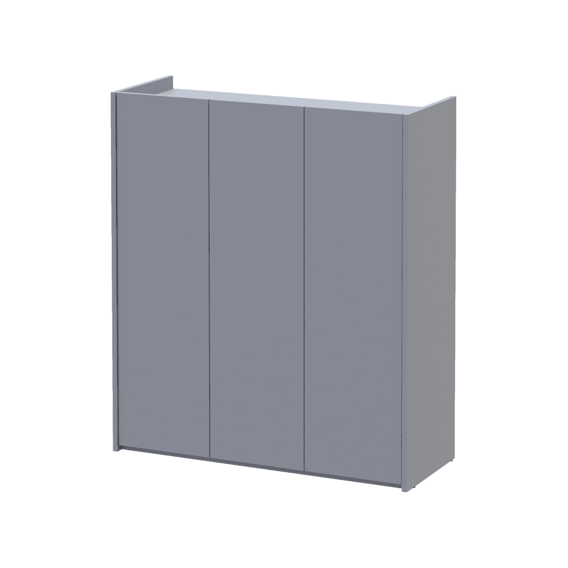 Тумба для взуття Doros Кассель Сірий 3 ДСП 97х40х110 (41516225)