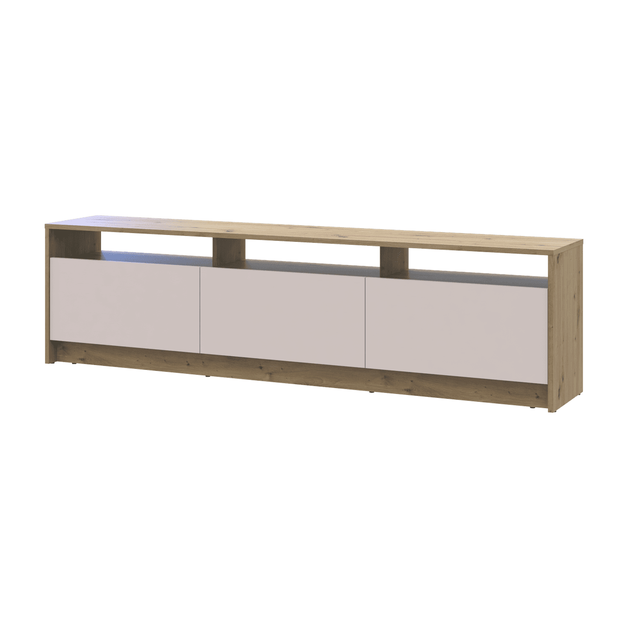 Тумба ТВ Doros U3 Дуб Артізан/Кашемір ДСП 180х33х43 (41516203)