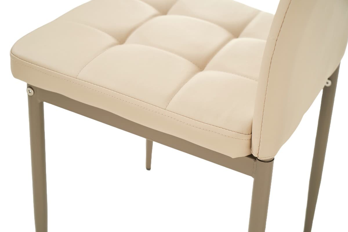 Стілець N-66-2 бежевий + капучино 9