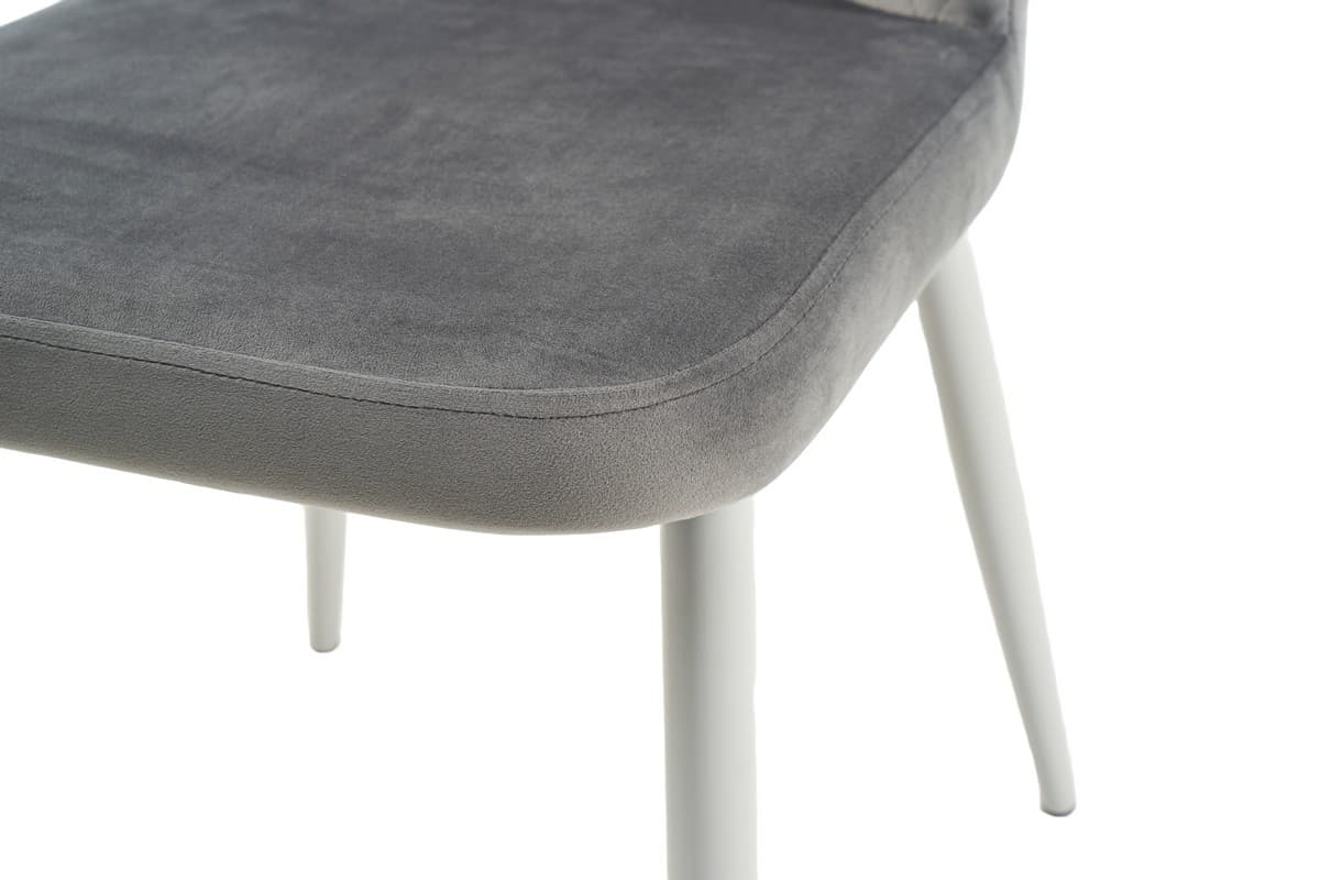 Стілець N-44 сірий велюр + сірий 8