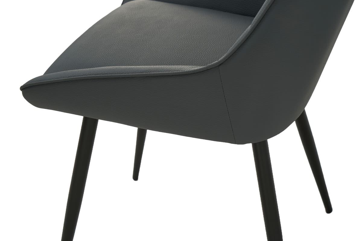 Стілець M-75 сірий + чорний 8