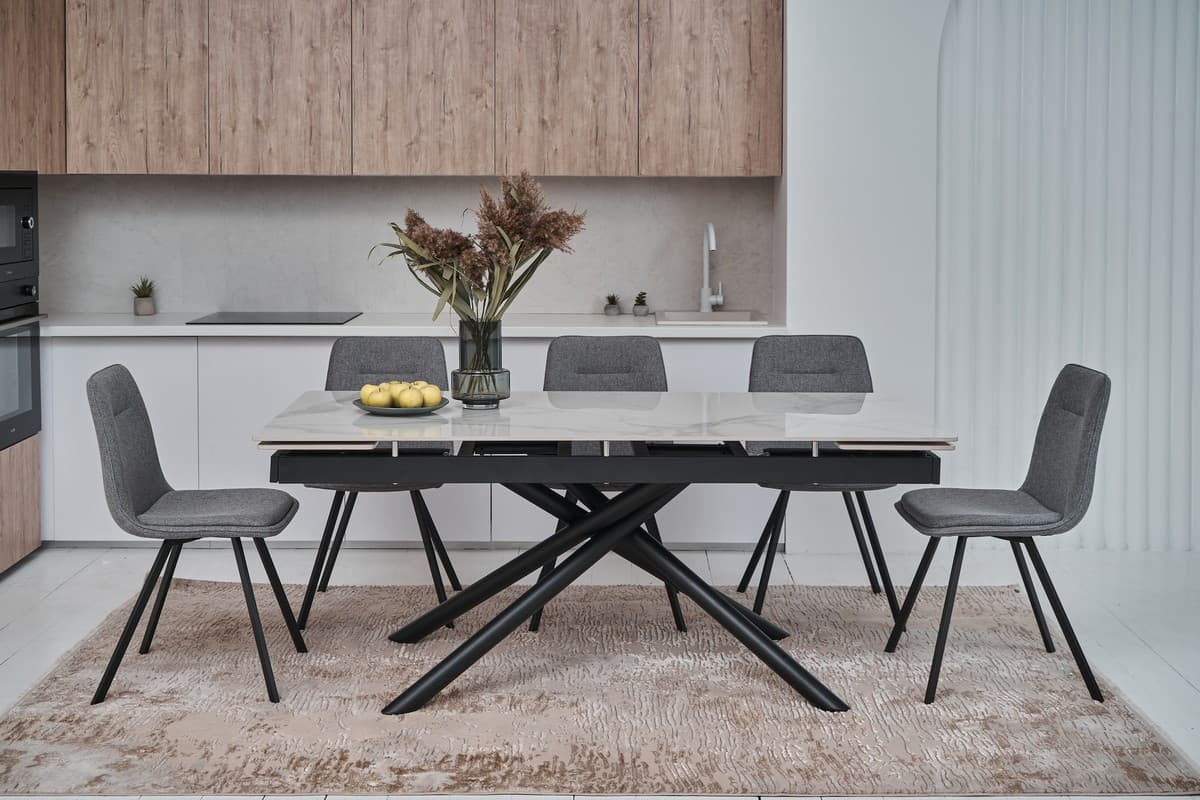 Стілець M-71 сірий + чорний 10