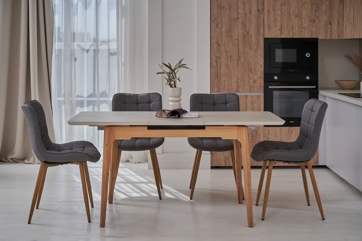 Стілець M-76 попільний + дуб 10