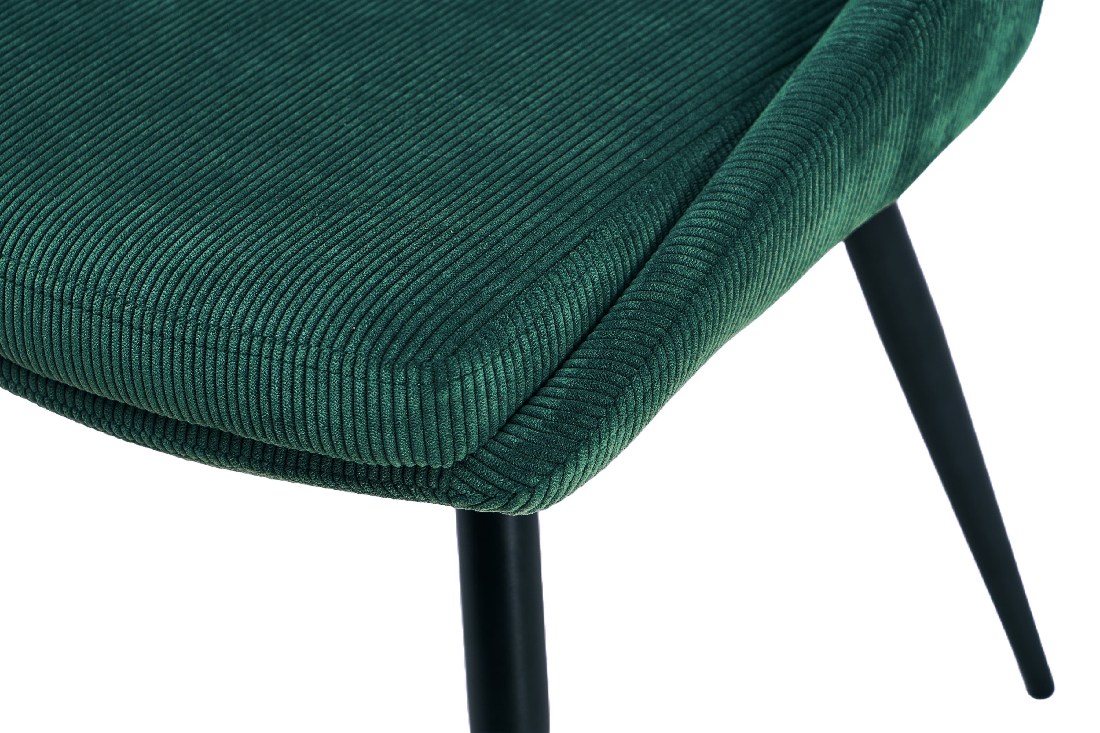 Стілець M-72 смарагдовий + чорний 8