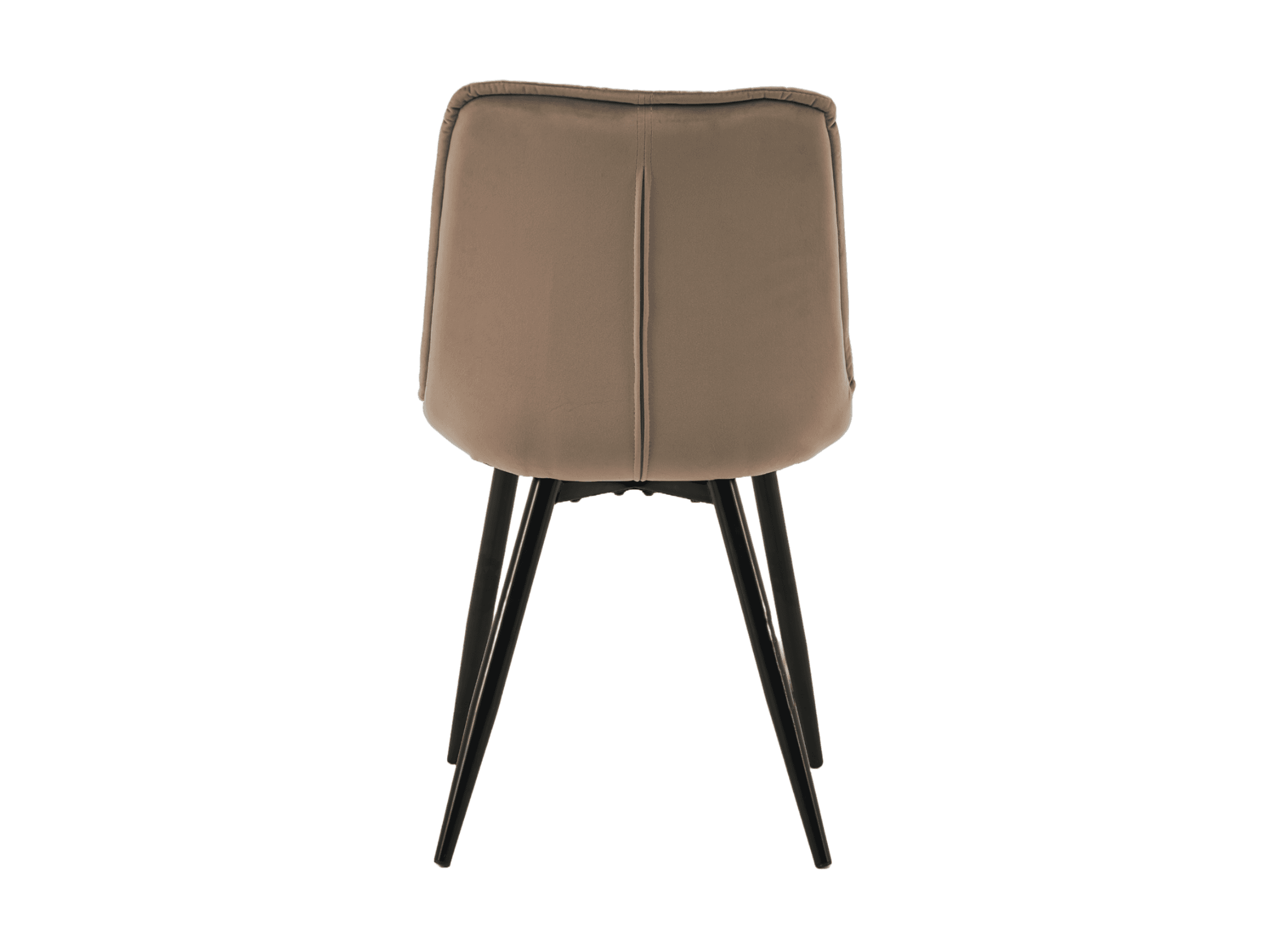 Стілець M-48 капучино велюр + чорний 4