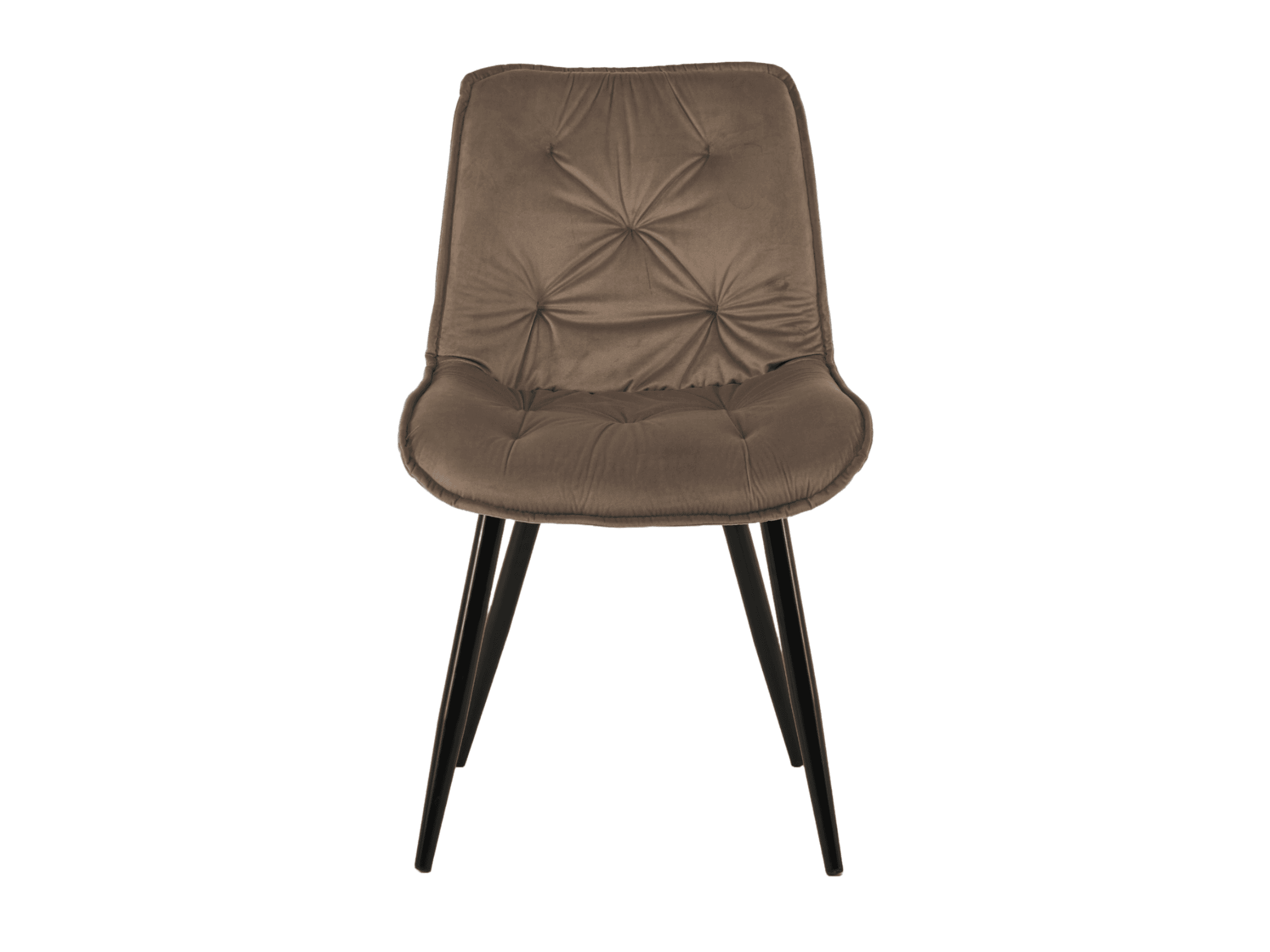 Стілець M-48 капучино велюр + чорний 5