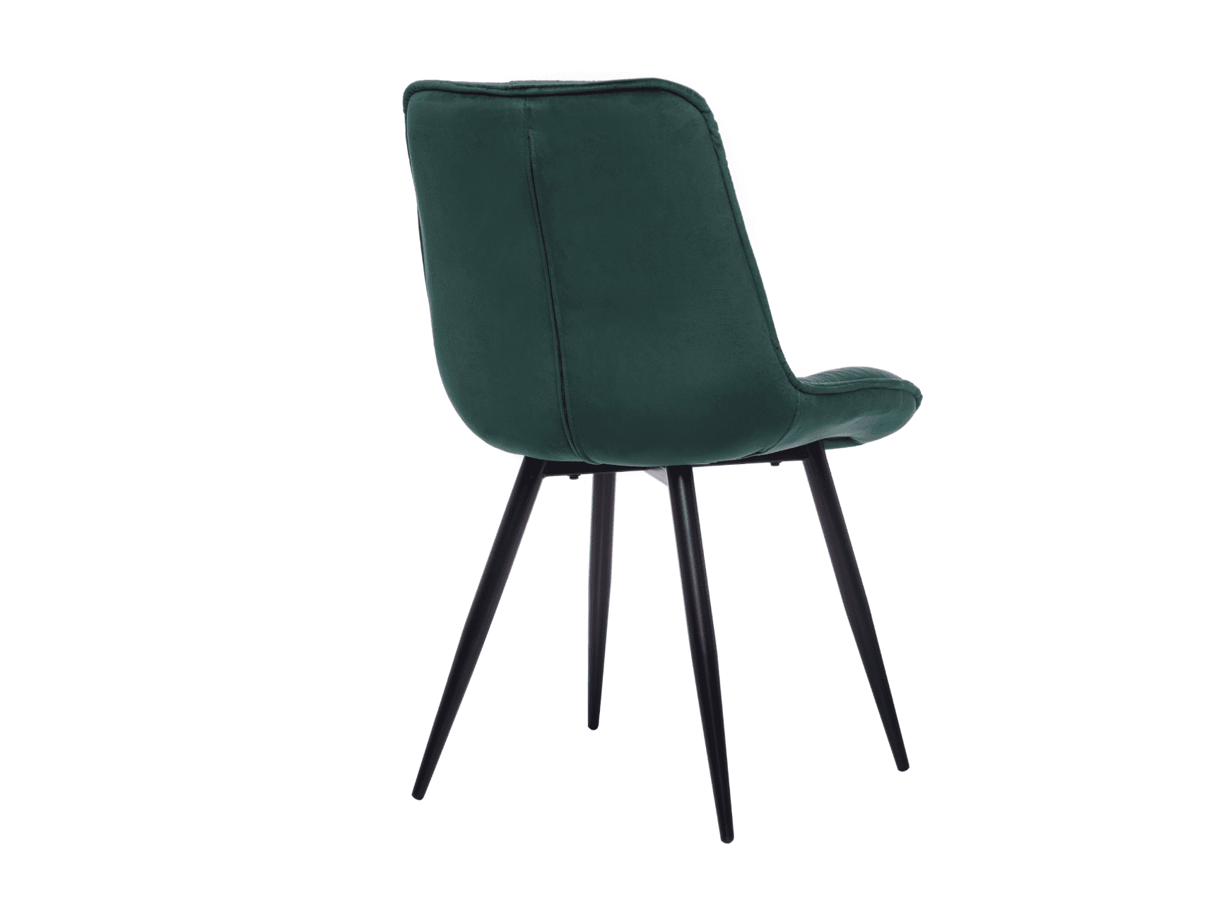 Стілець M-48 смарагдовий велюр + чорний 3