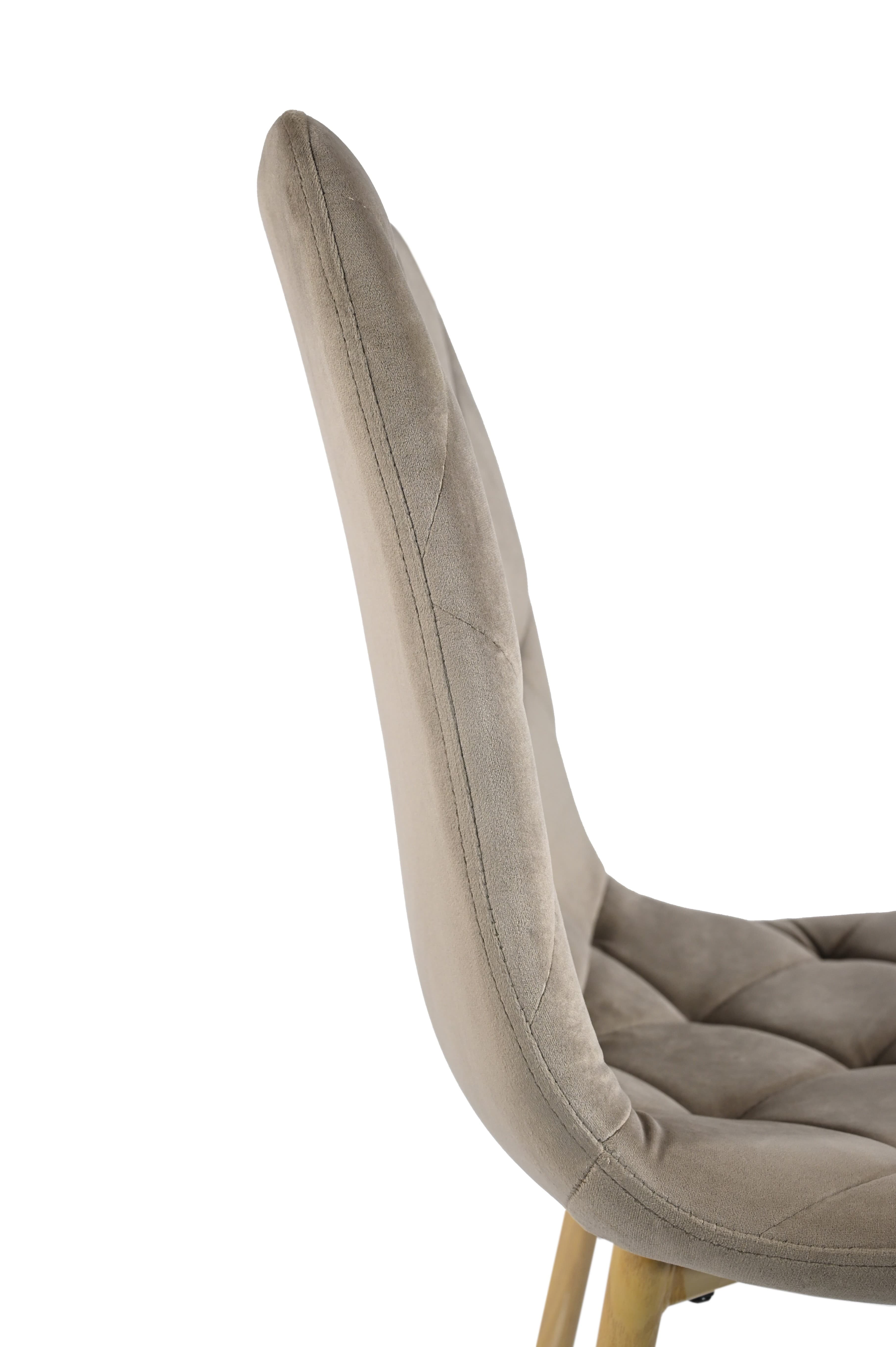 Стілець N-41 капучино велюр + дуб 8