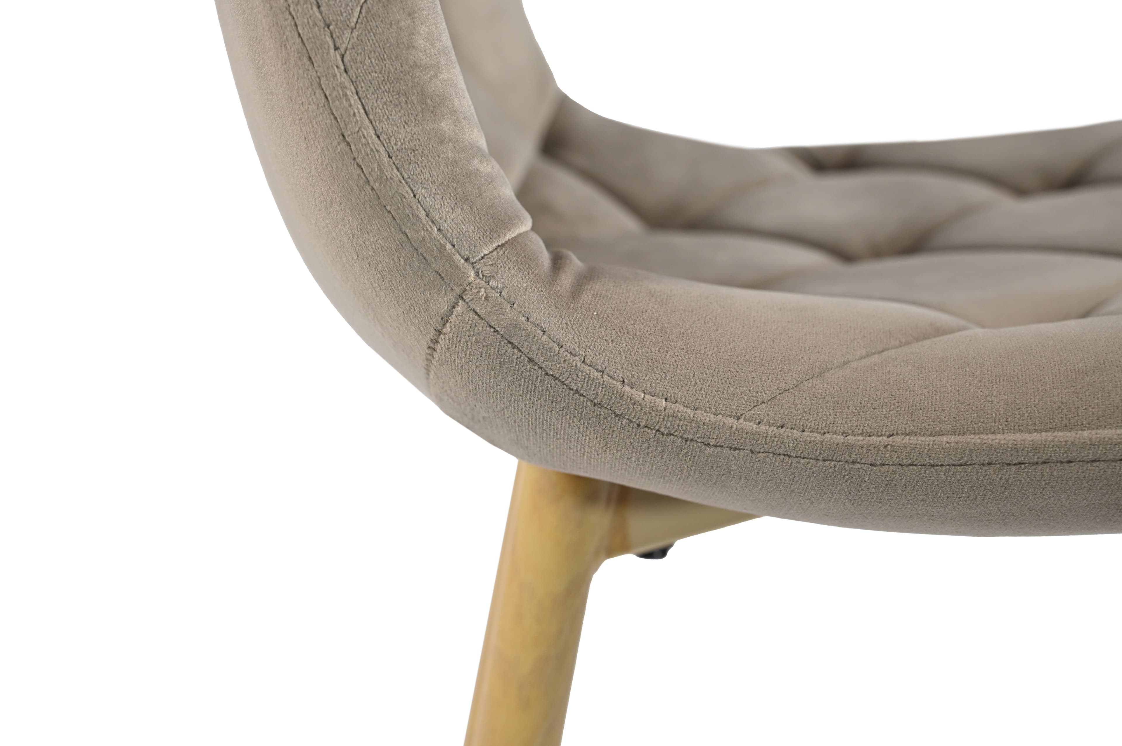 Стілець N-41 капучино велюр + дуб 10