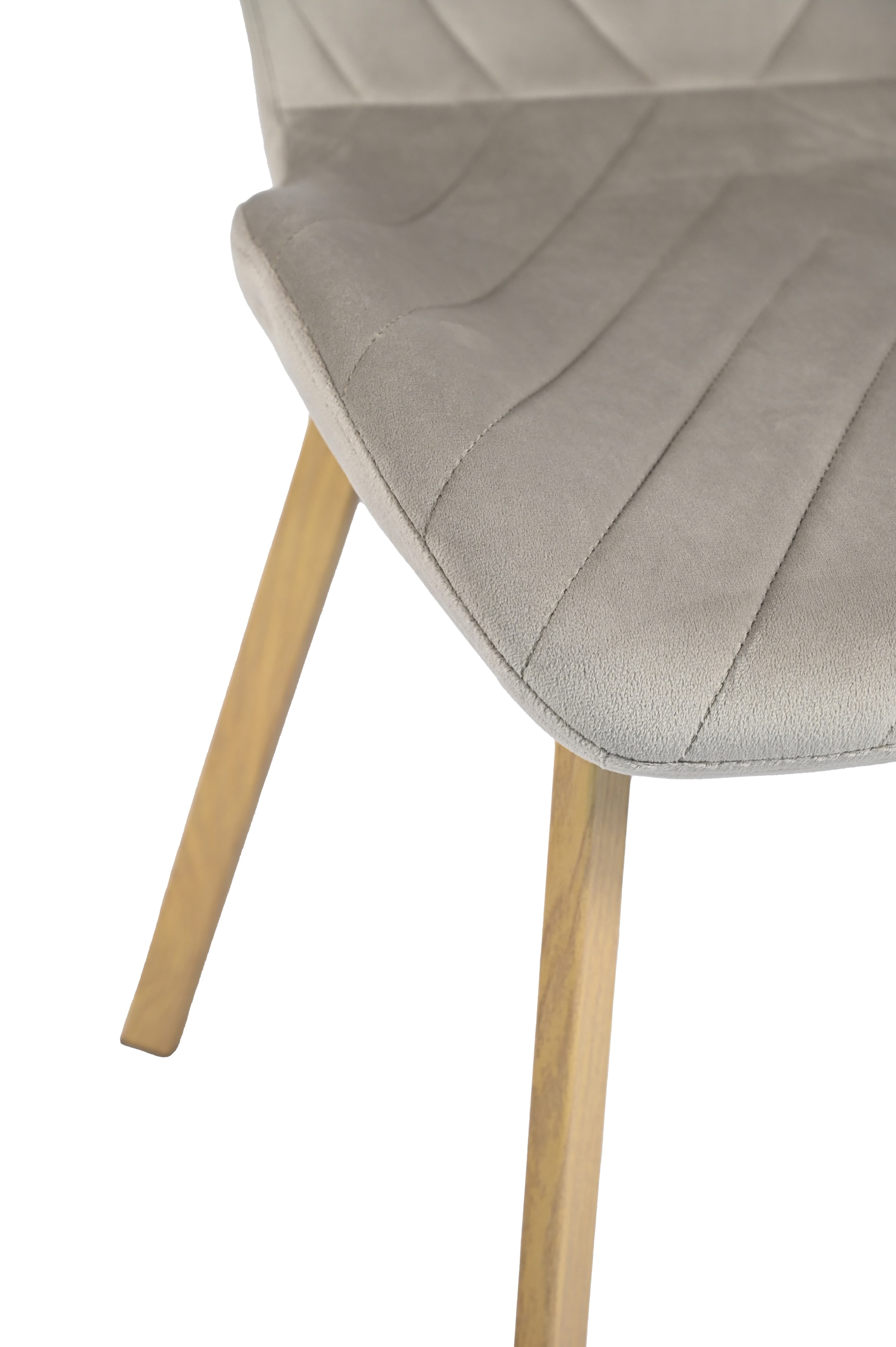 Стілець N-54 капучино велюр + дуб 7
