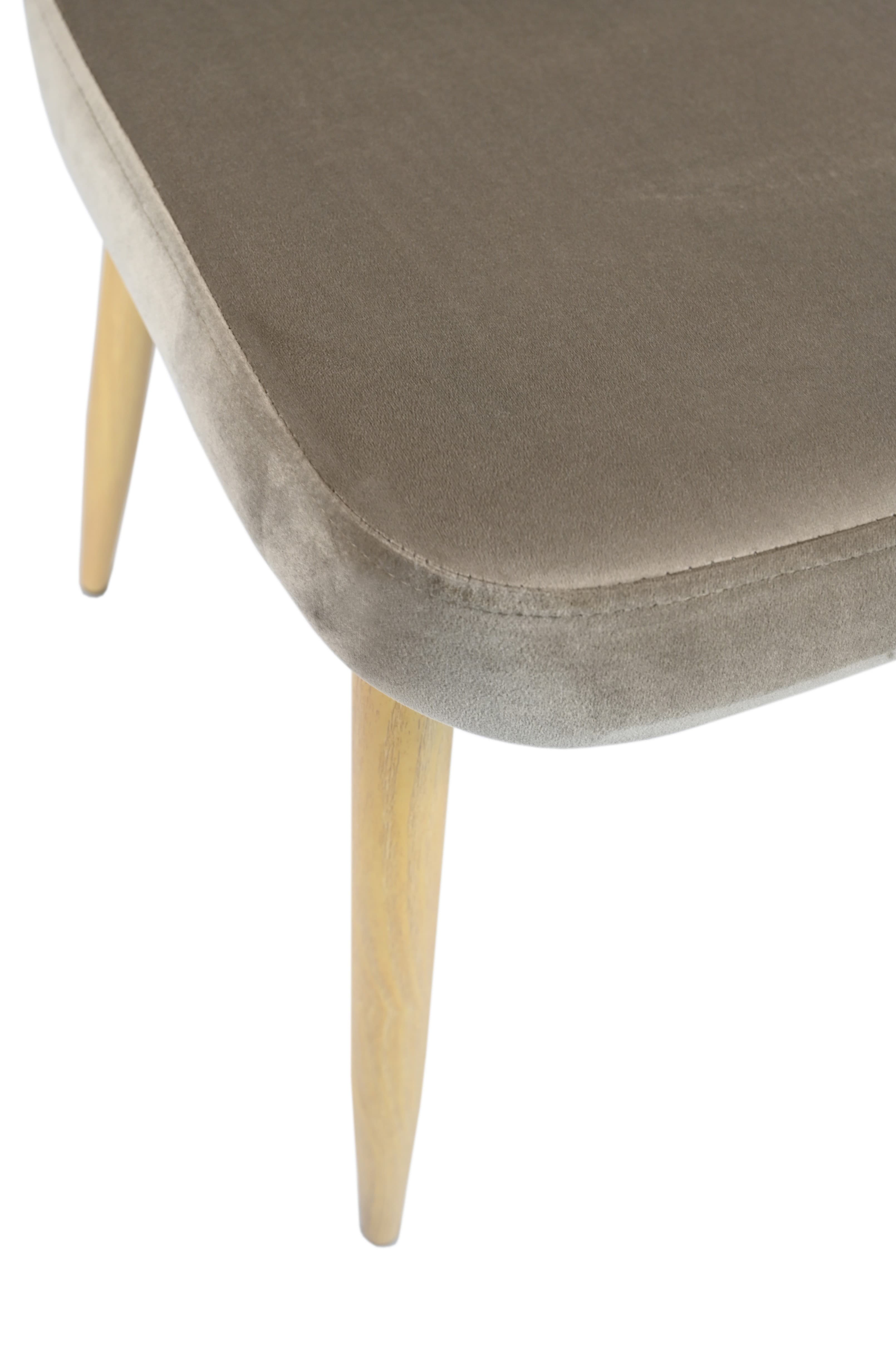 Стілець N-44 капучино велюр + дуб 8