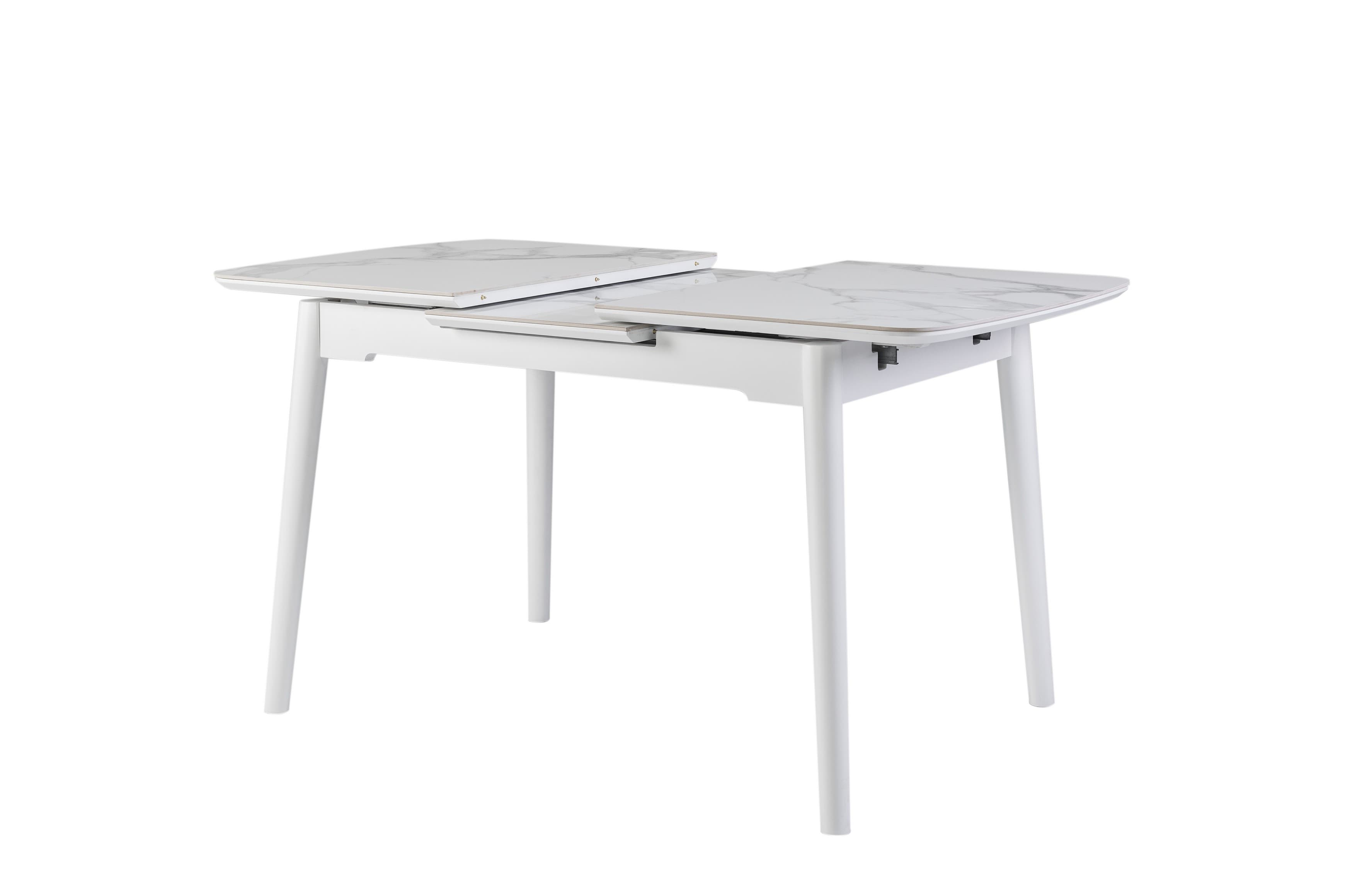 Керамічний стіл TM-76 вайт клауд + білий 9