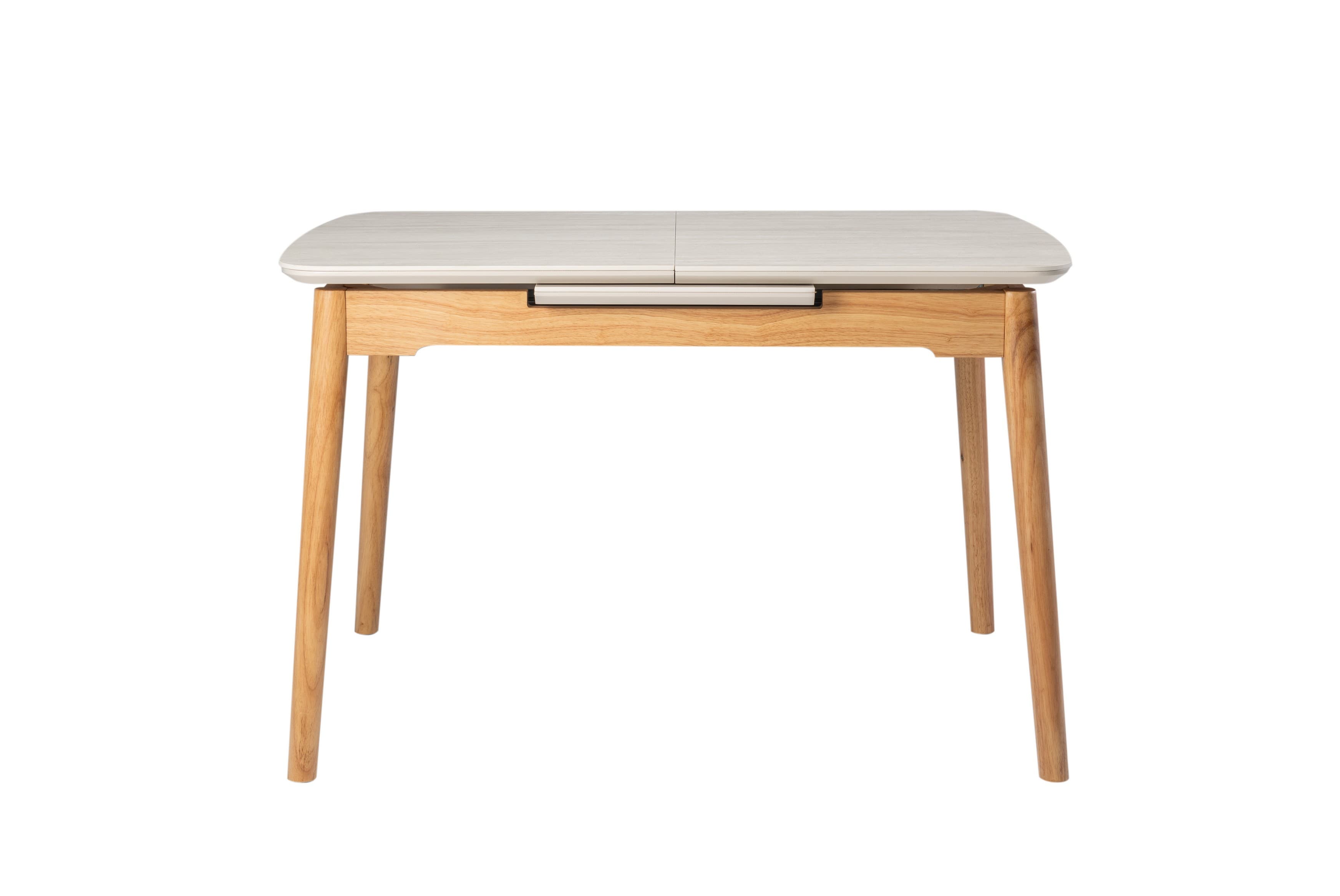 Керамічний стіл TM-76 травертін матовий + дуб 8