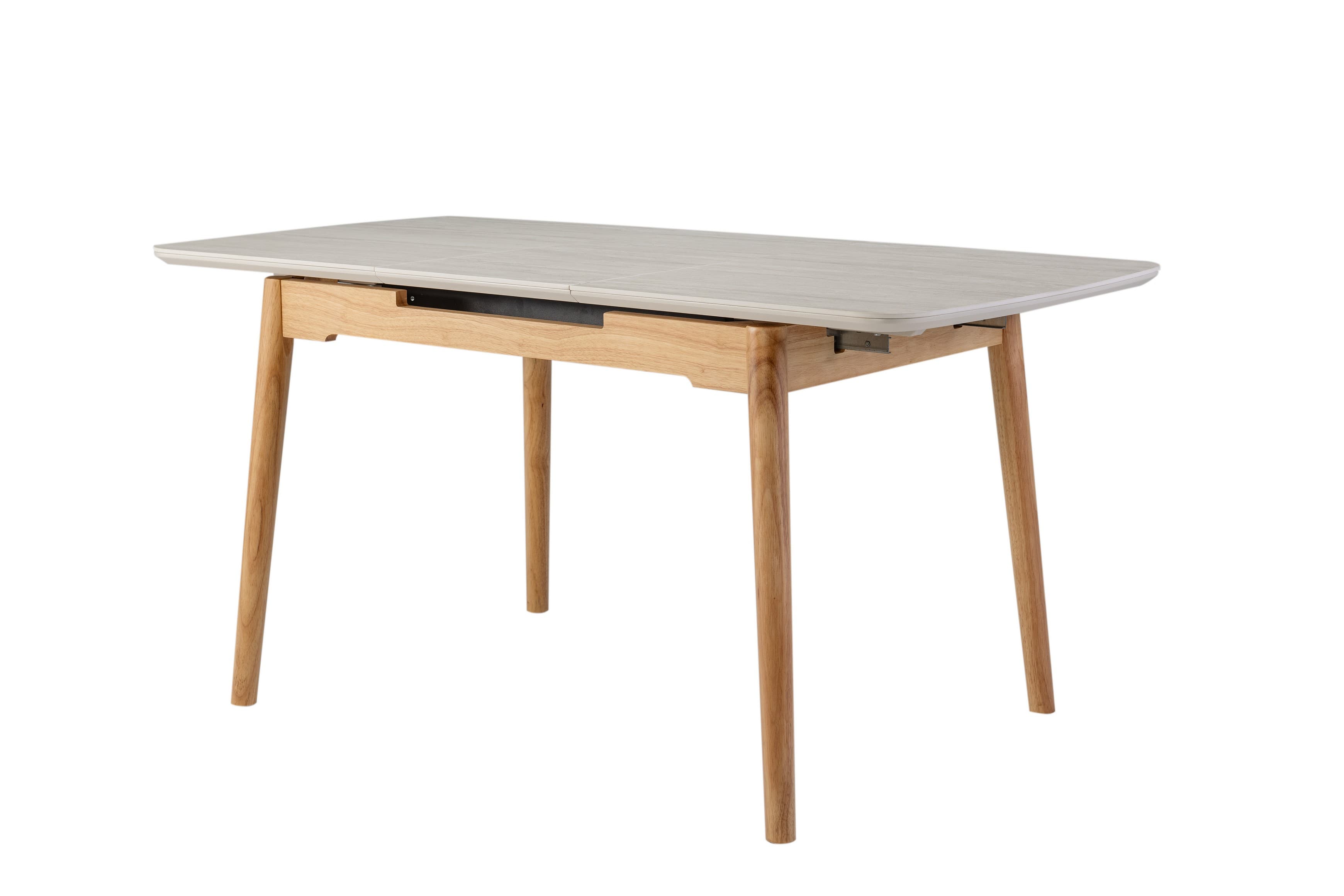 Керамічний стіл TM-76 травертін матовий + дуб 5