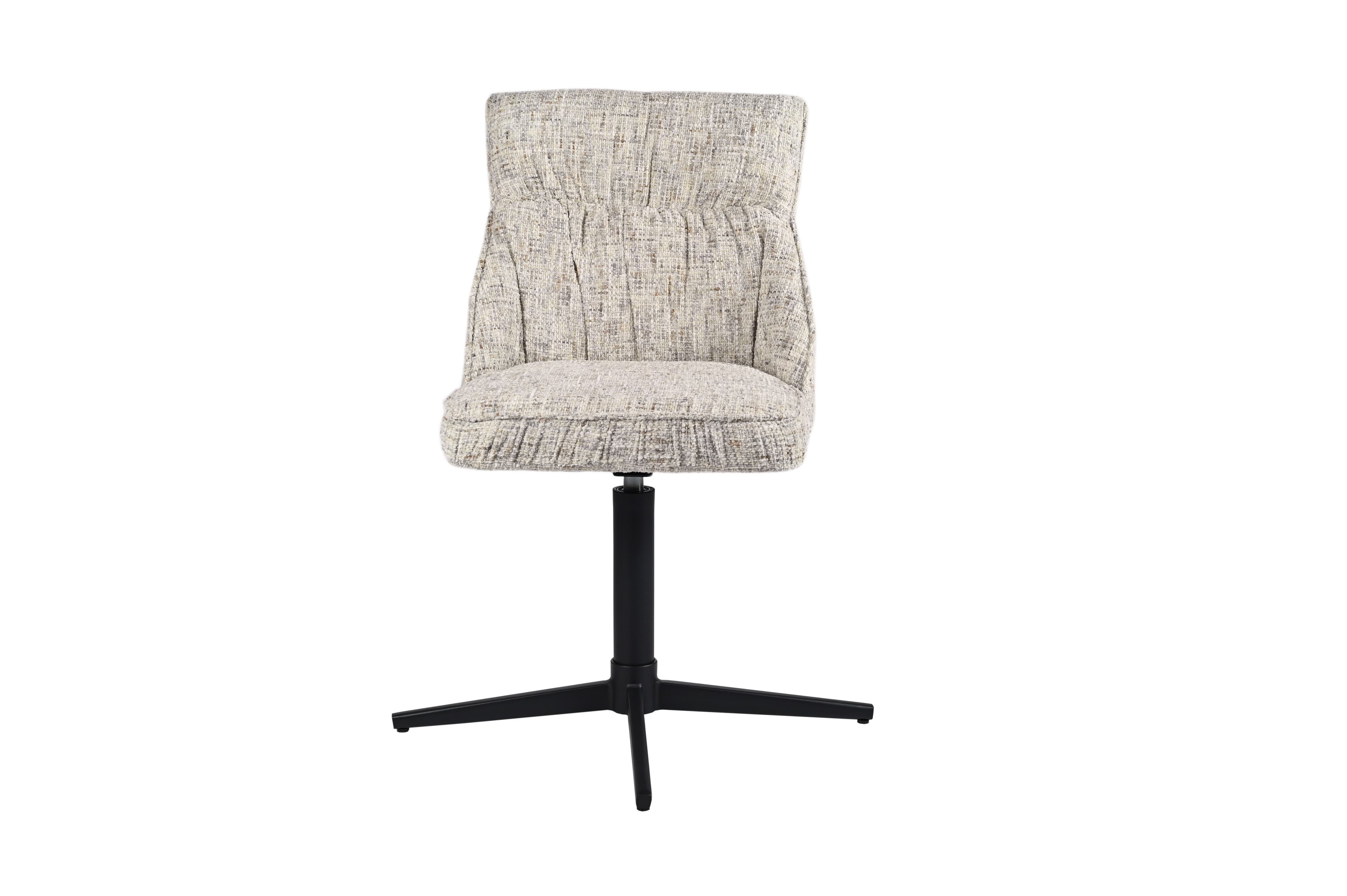 Стілець поворотний R-170 срібний + чорний 5