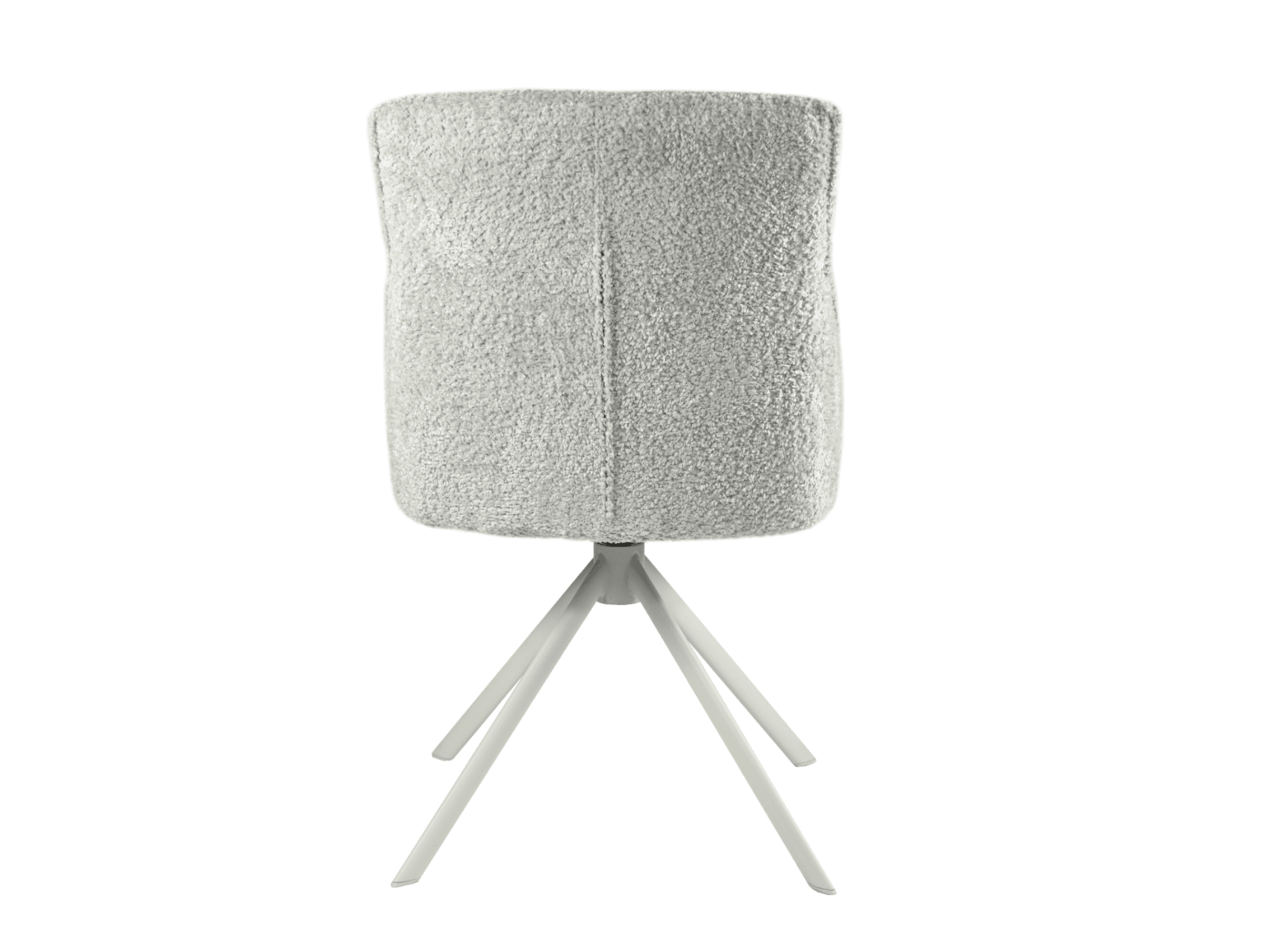 Стілець поворотний R-168 перлинний нюд + білий 4