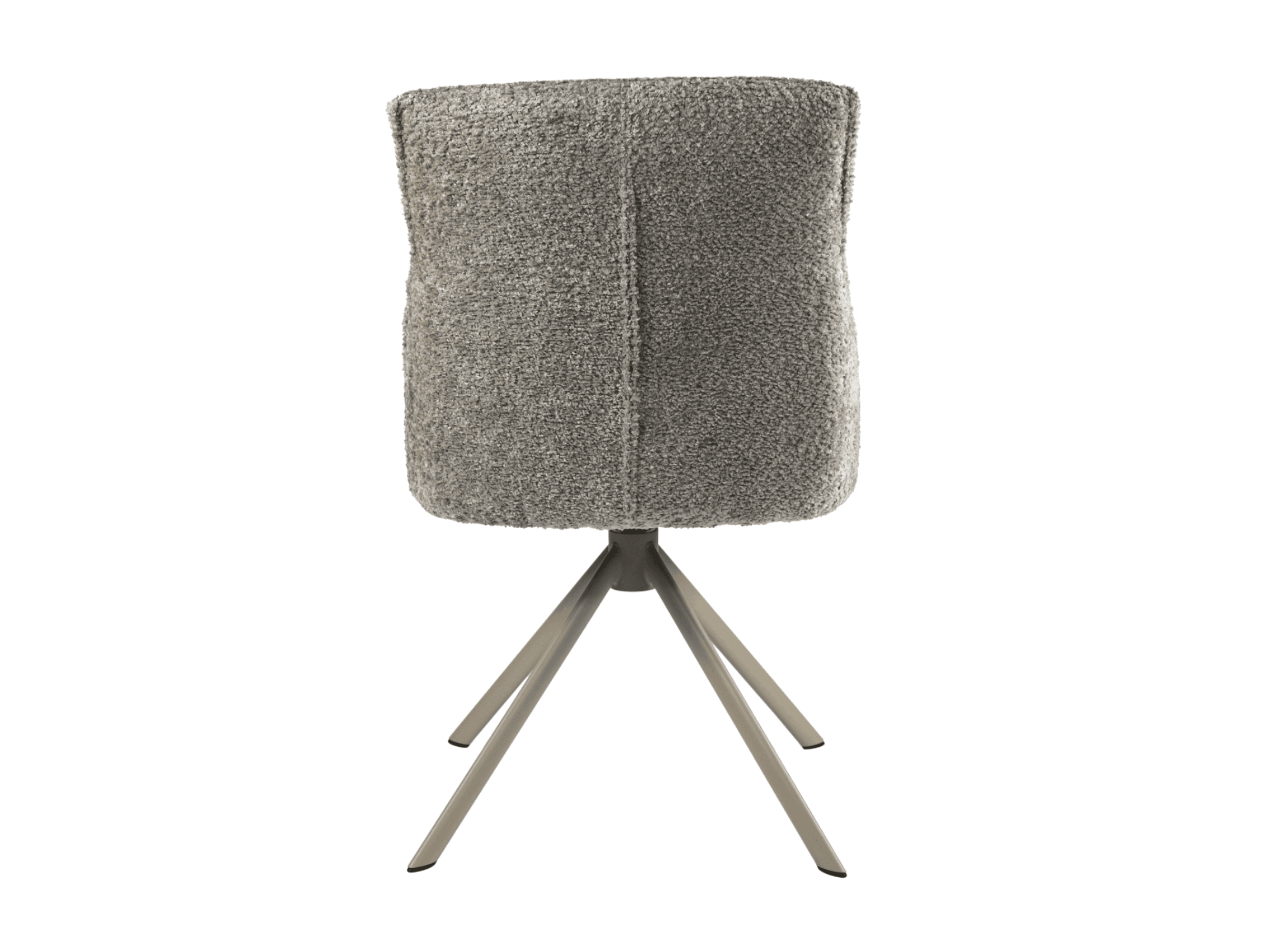 Стілець поворотний R-168 перлинний тауп + капучино 4