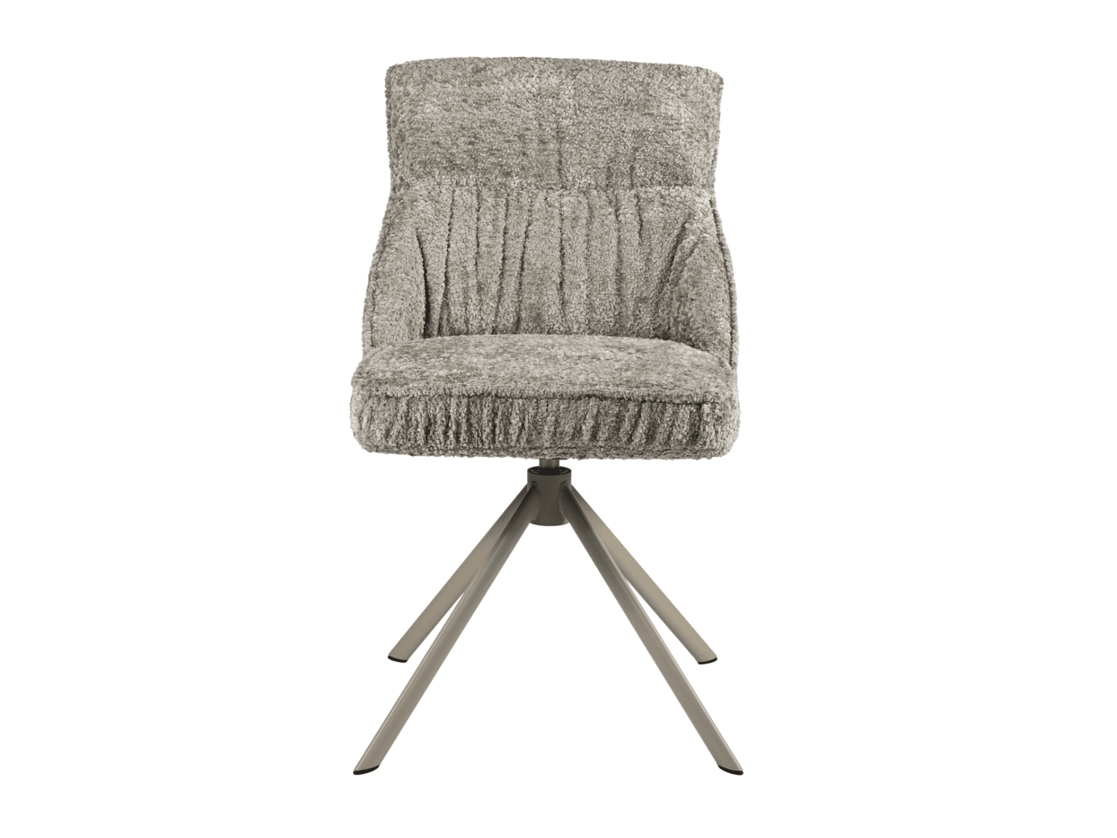 Стілець поворотний R-168 перлинний тауп + капучино 5