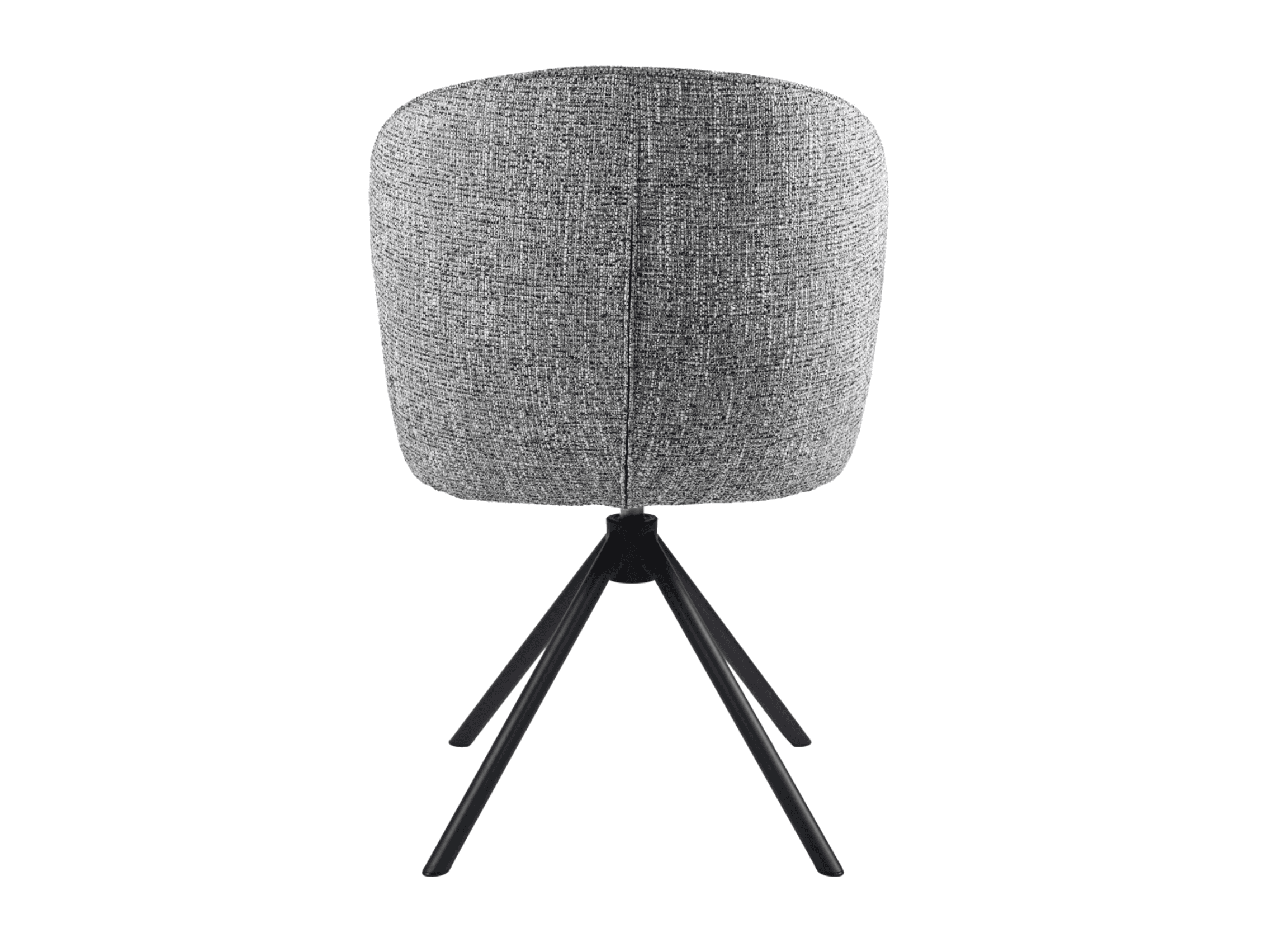 Стілець поворотний R-160 графітовий твід + чорний 4