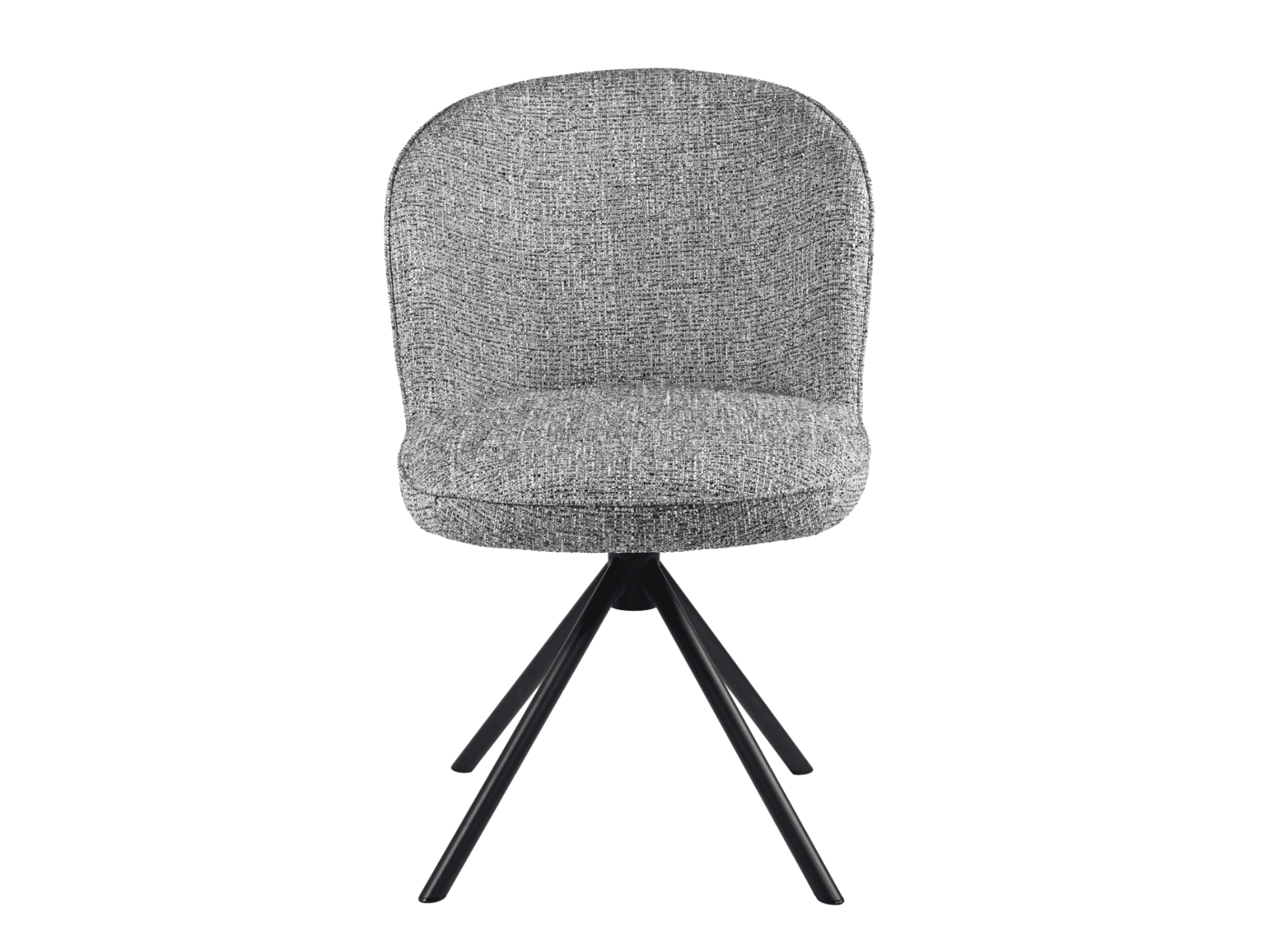 Стілець поворотний R-160 графітовий твід + чорний 5