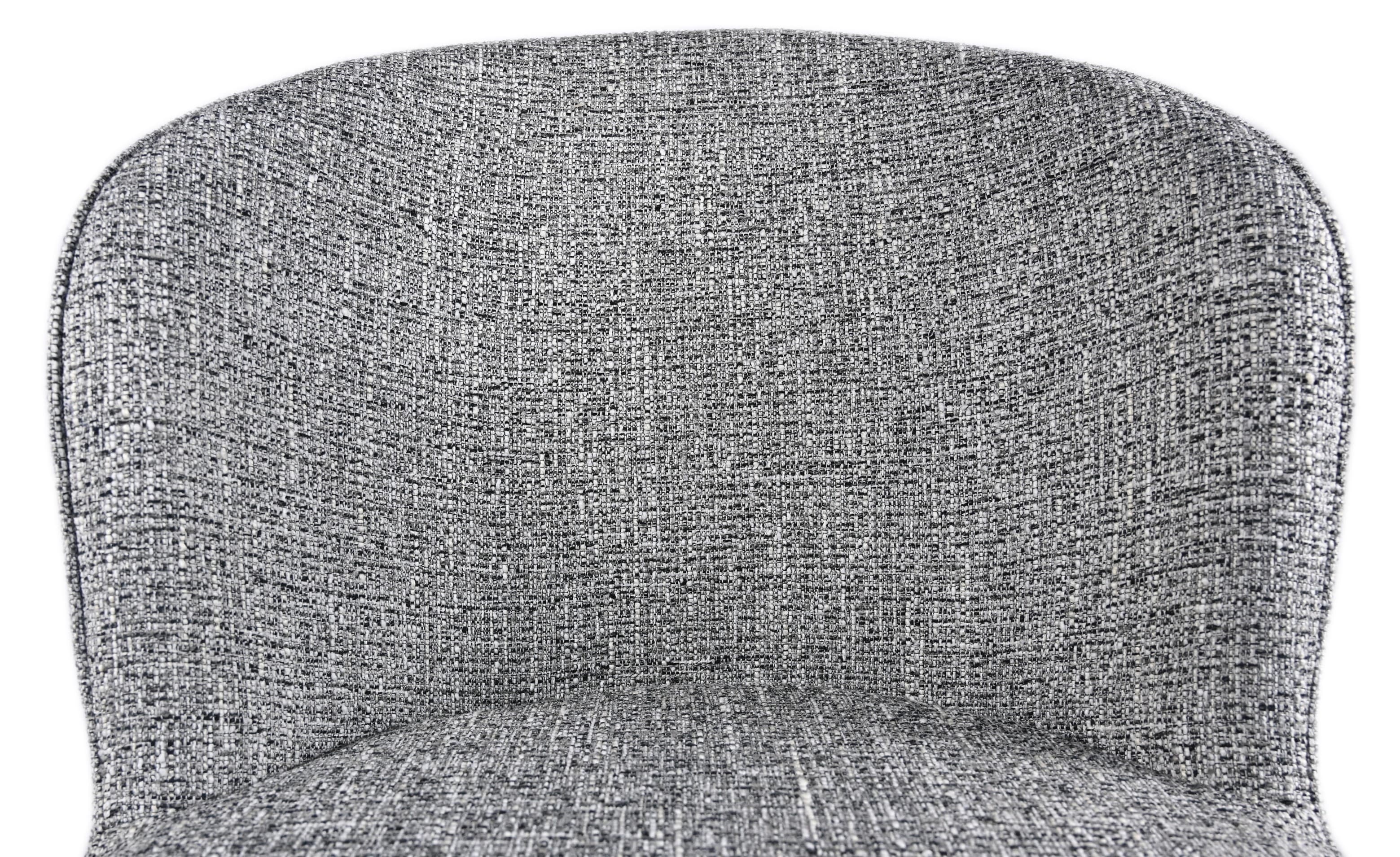 Стілець поворотний R-160 графітовий твід + чорний 6