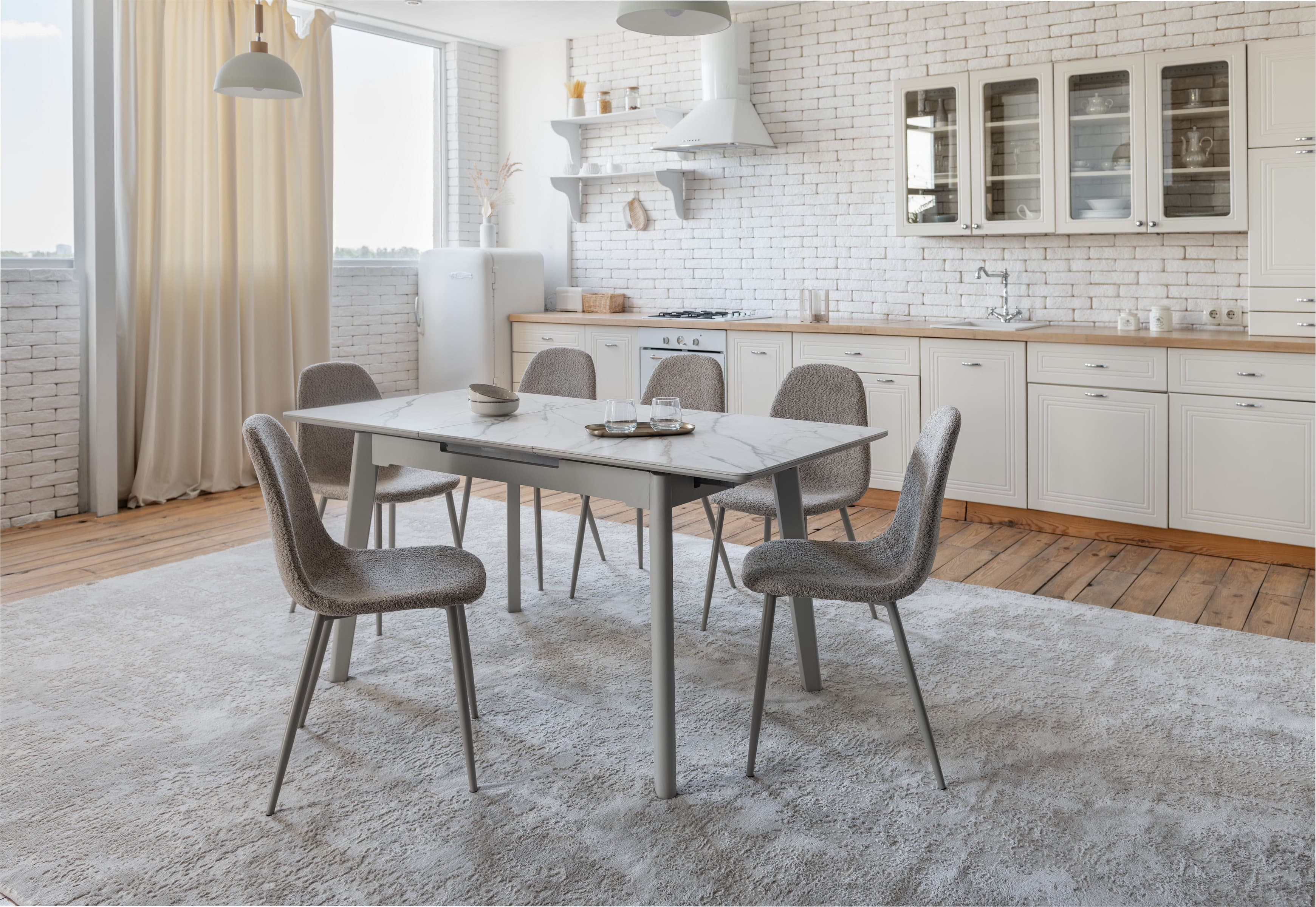 Керамічний стіл TM-76 голден сенд + теплий пісок 10