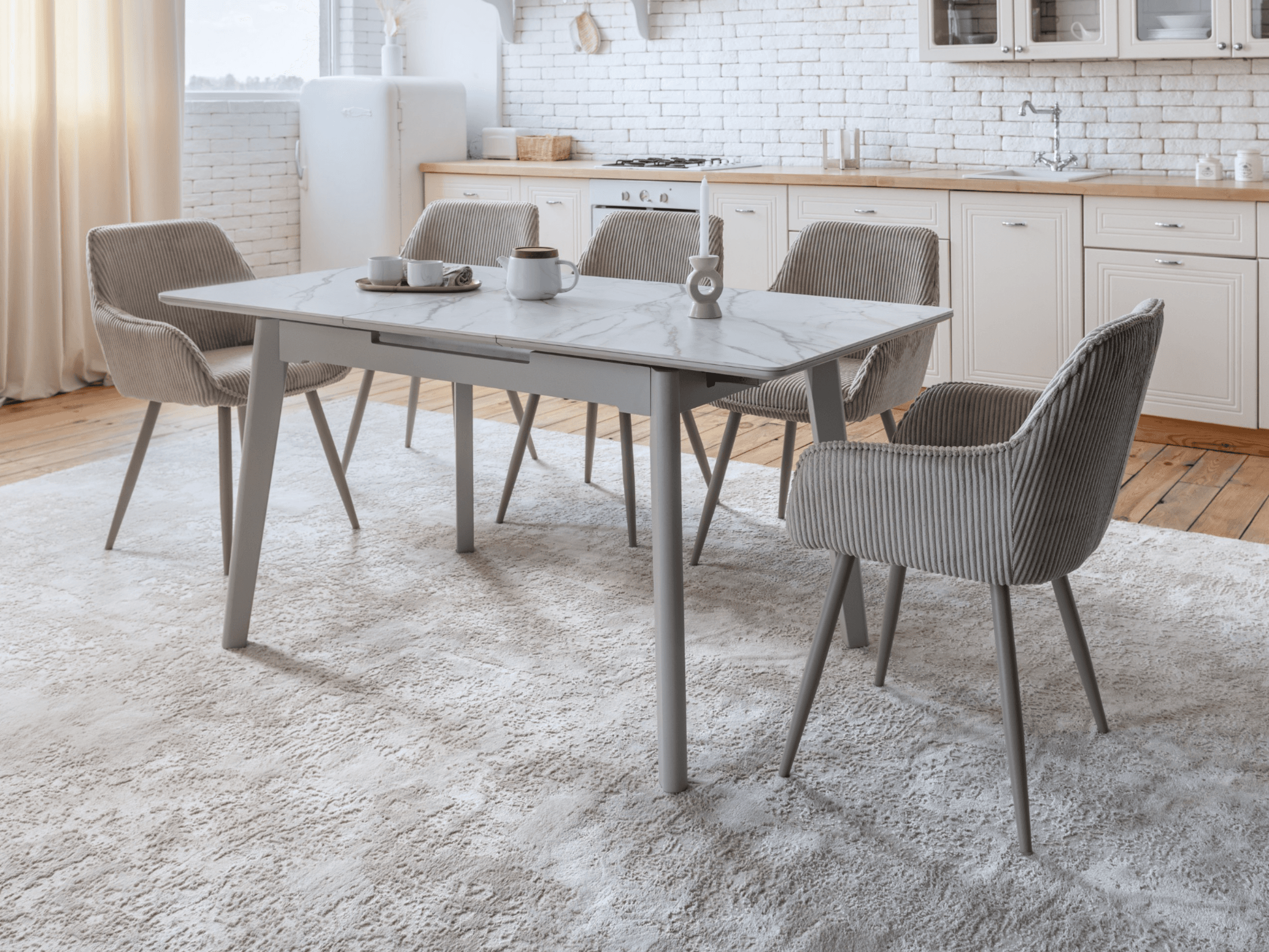 Керамічний стіл TM-76 голден сенд + теплий пісок