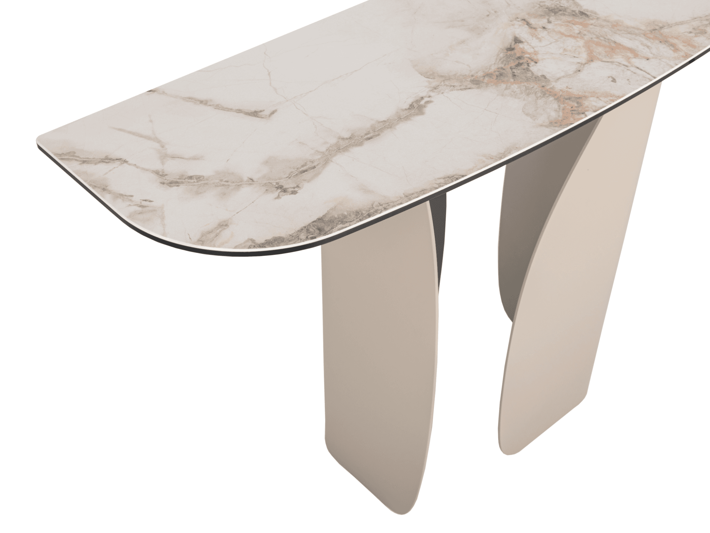 Консоль "Крістіано" аврора голд + бежевий 6