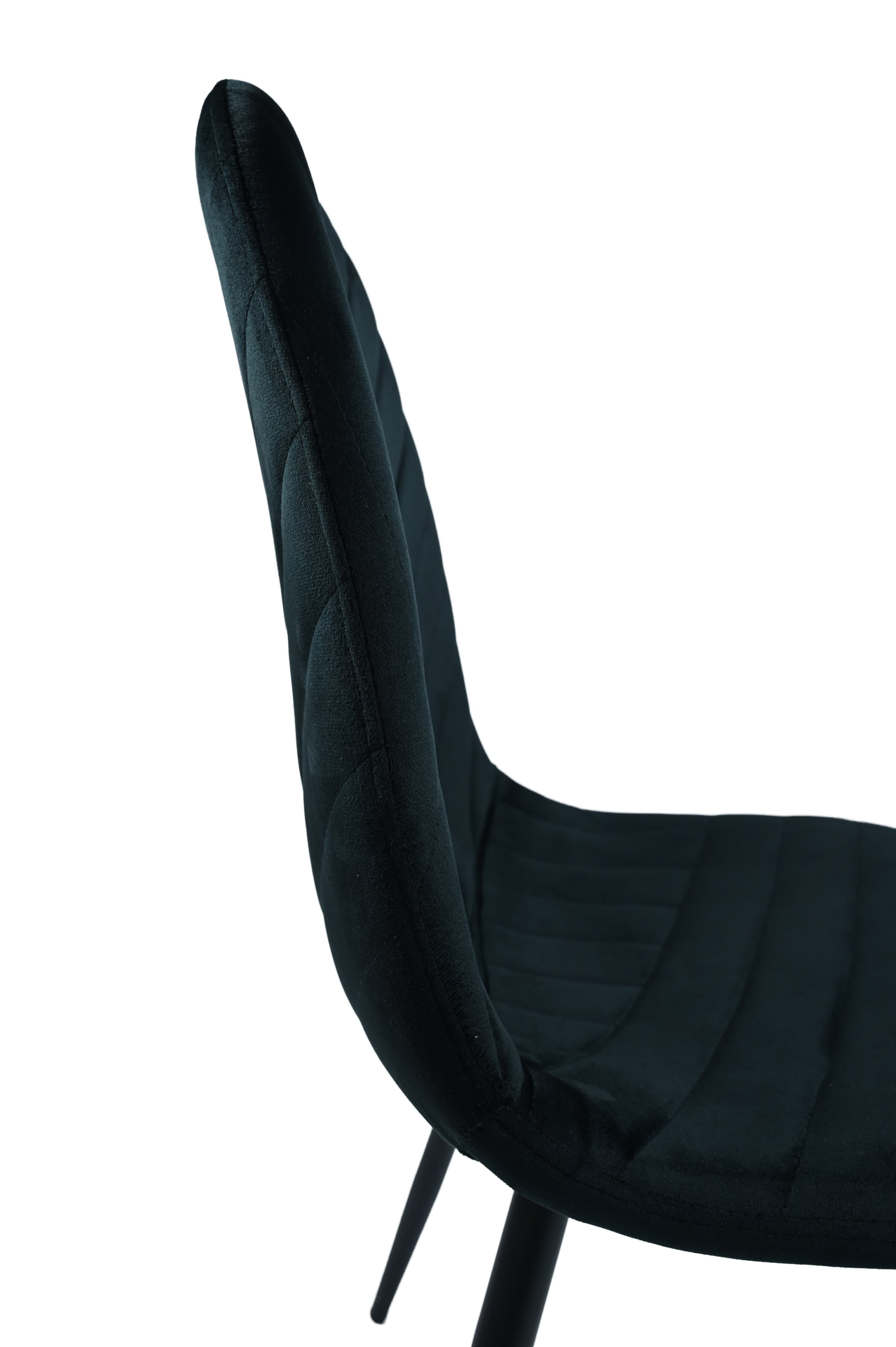 Стілець N-170 чорний велюр + чорний 8