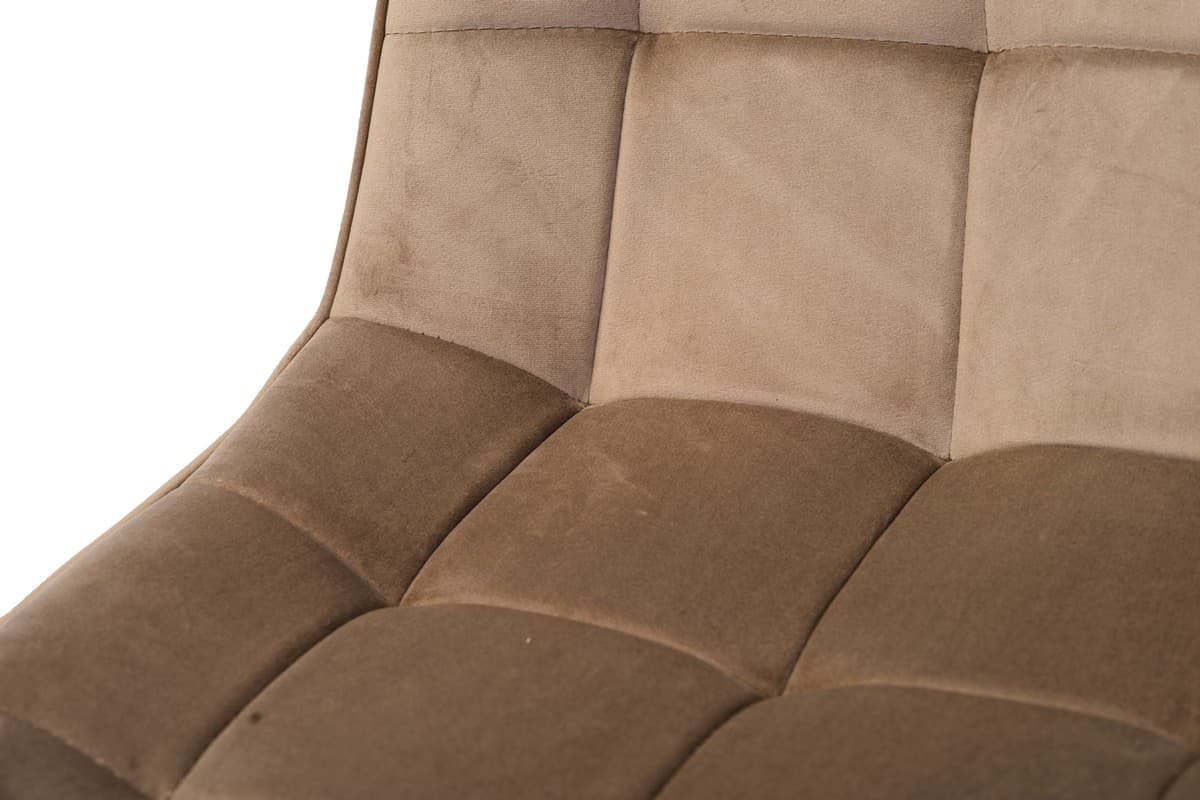 Стілець N-46 капучино велюр + чорний 8