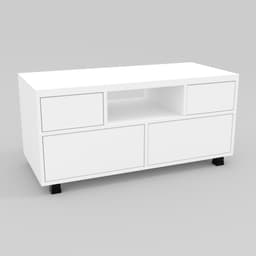 Тумба TV №2, Білий, 1000/500/556