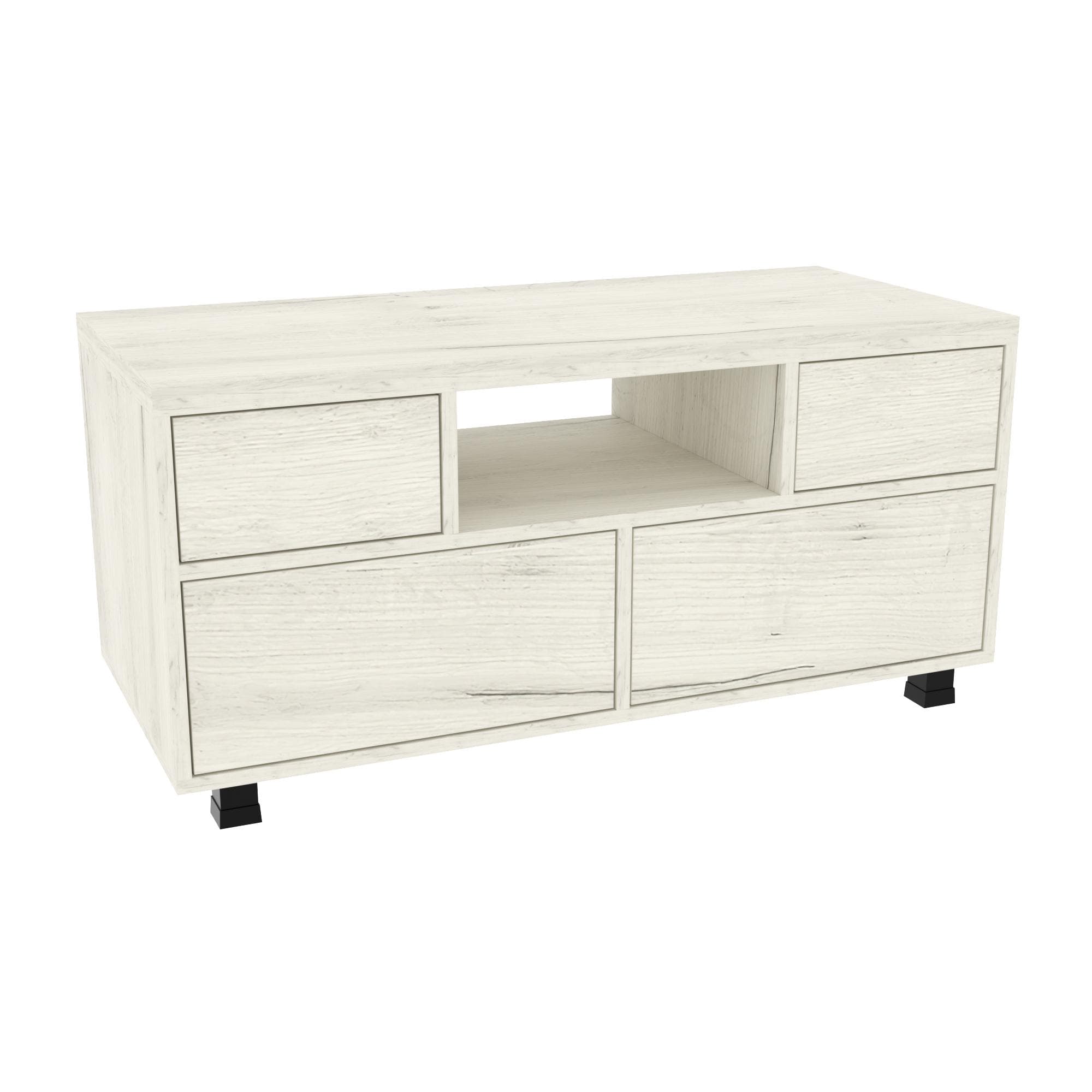 Тумба TV №2, Дуб Крафт Білий, 1000/500/556