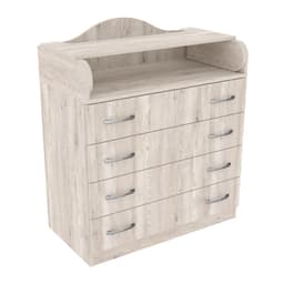 Комод пеленальний №1, Самоа Димчастий, 864/465/1020