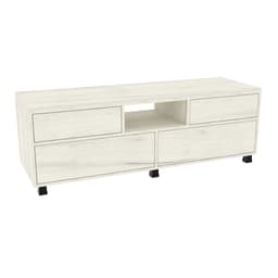 Тумба TV №3, Дуб Крафт Білий, 1400/450/475