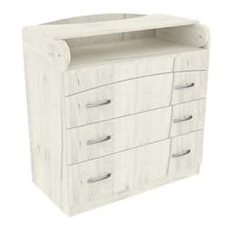 Комод пеленальний №2, Дуб Крафт Білий, 864/465/916