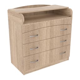 Комод пеленальний №2, Дуб Сонома, 864/465/916